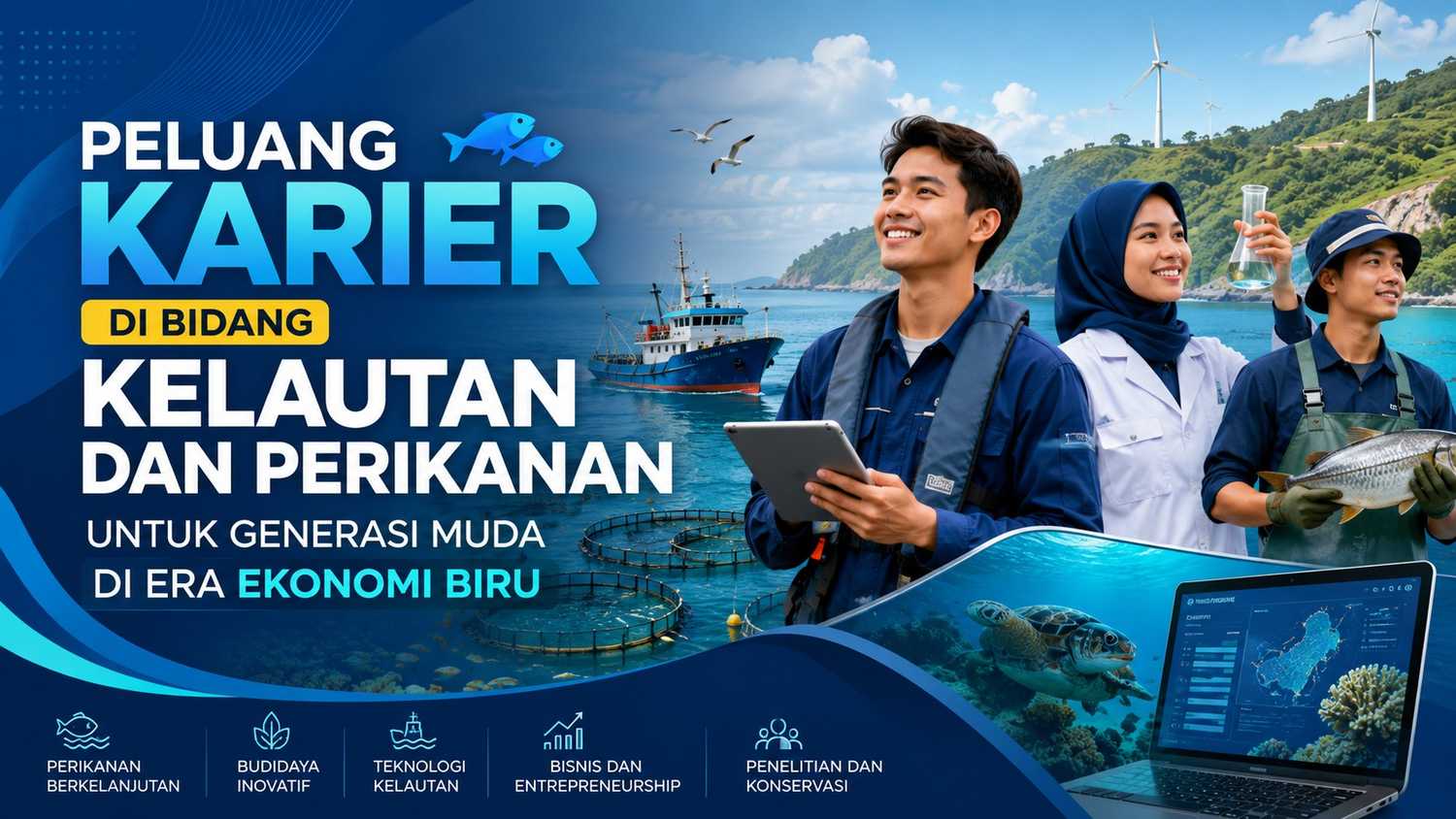 Peluang Karier di Bidang Kelautan dan Perikanan untuk Generasi Muda di Era Ekonomi Biru