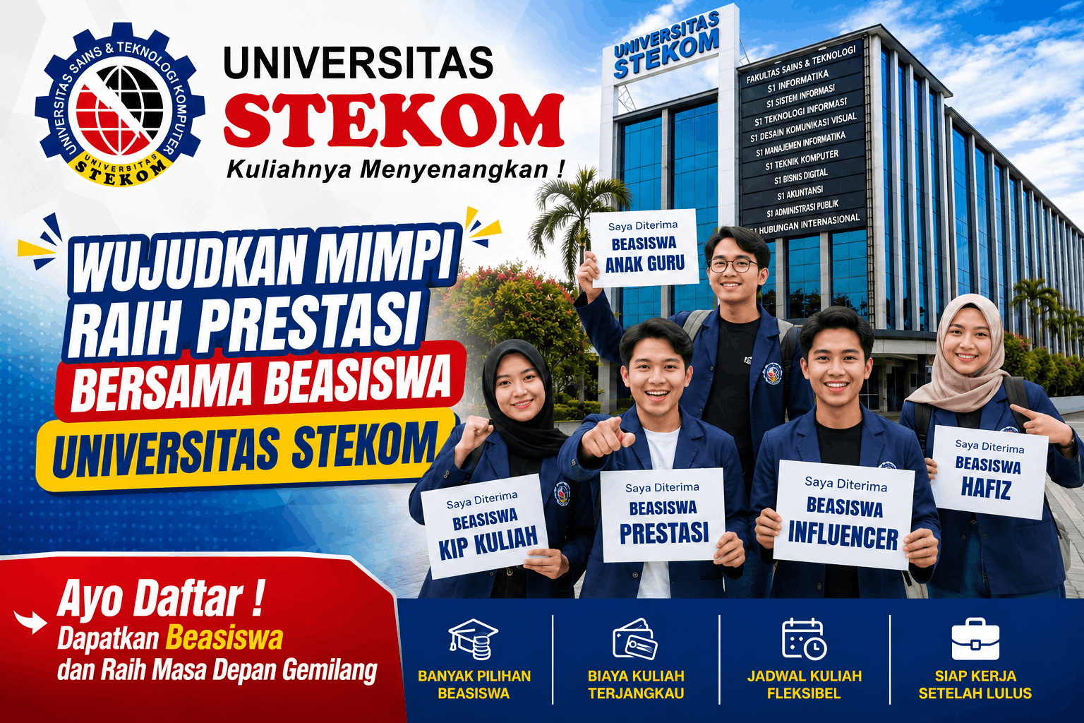 Beasiswa Apa Saja yang Tersedia di Universitas STEKOM?