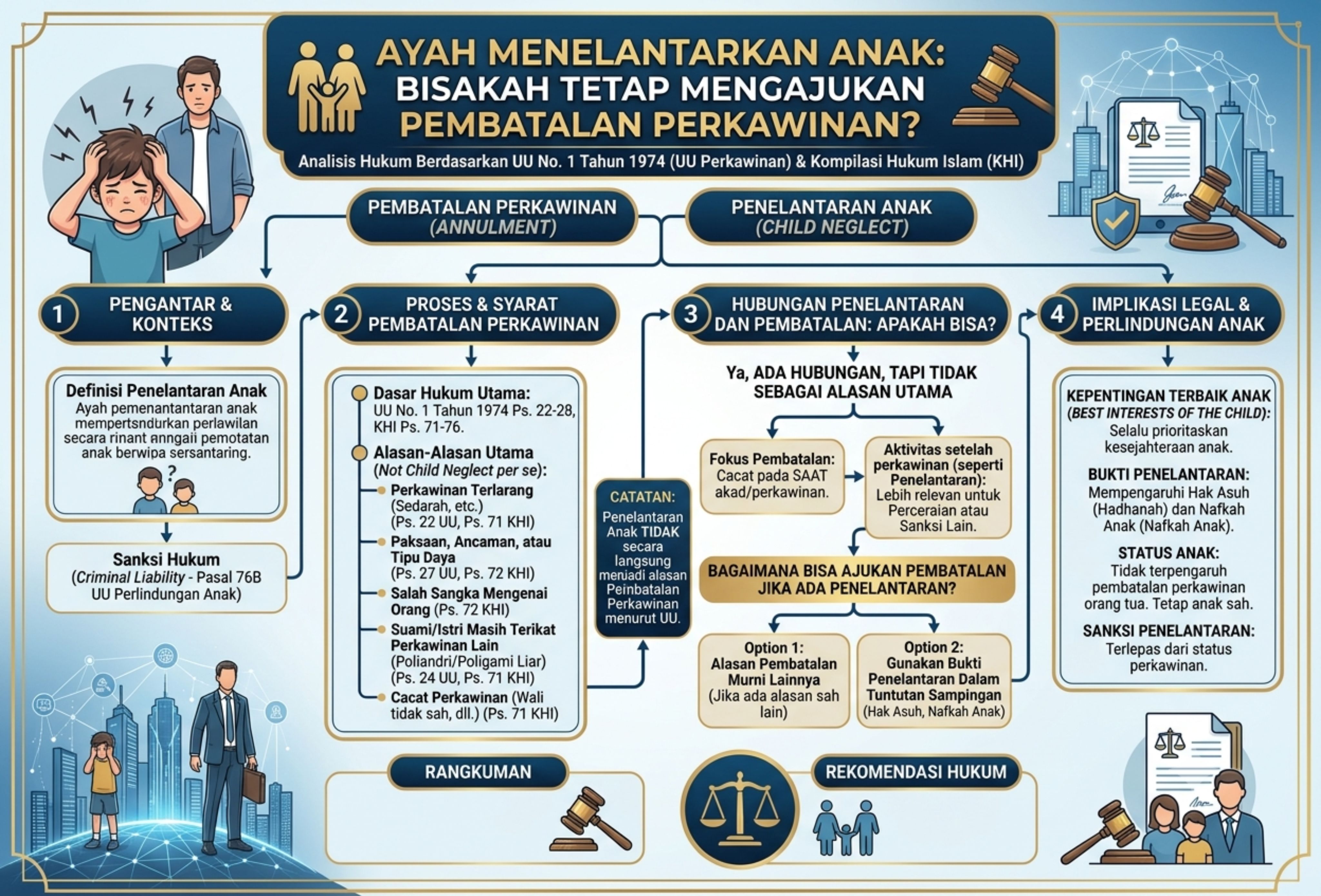 Ayah Menelantarkan Anak, Bisakah Tetap Mengajukan Pembatalan Perkawinan