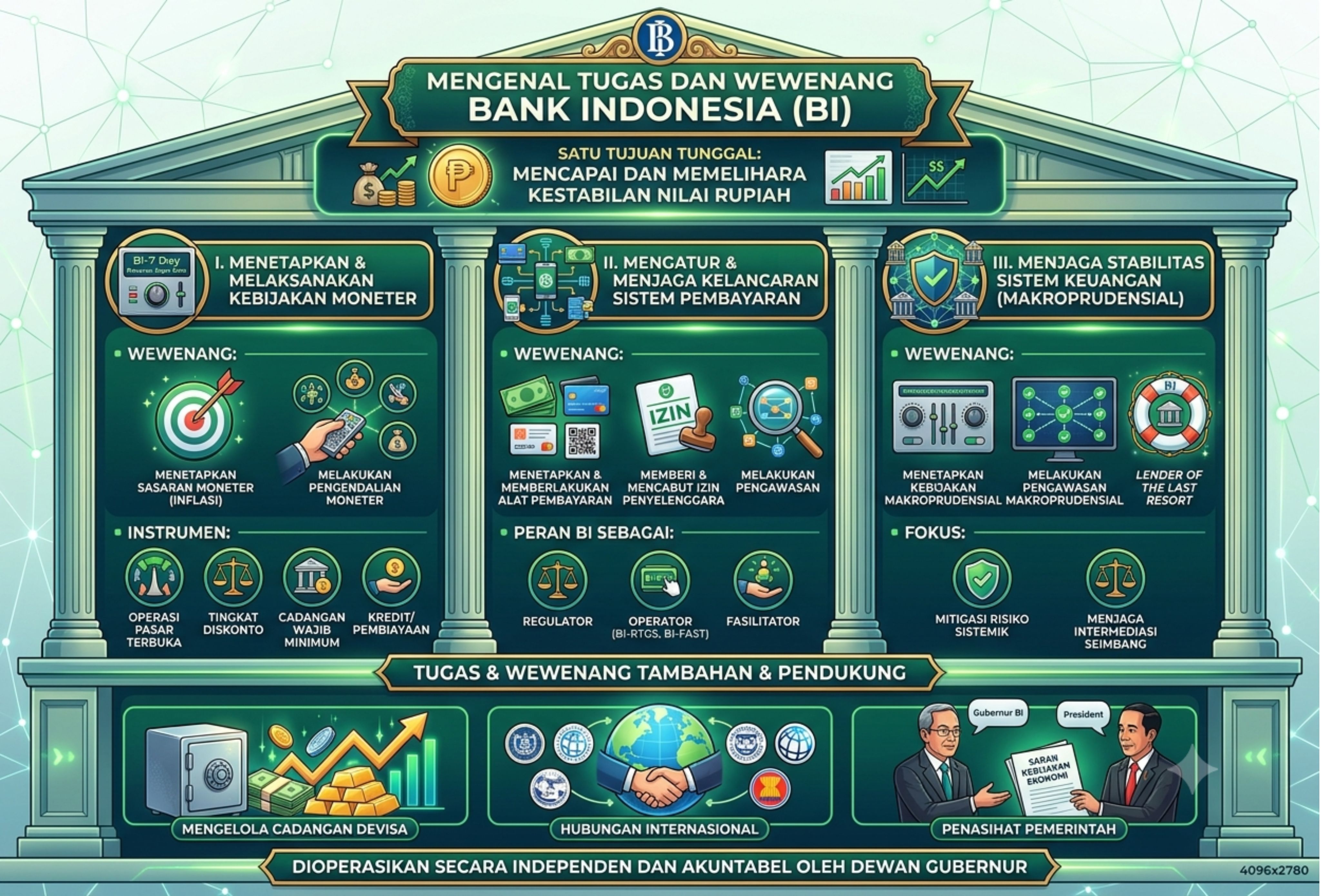 Mengenal Tugas dan Wewenang Bank Indonesia
