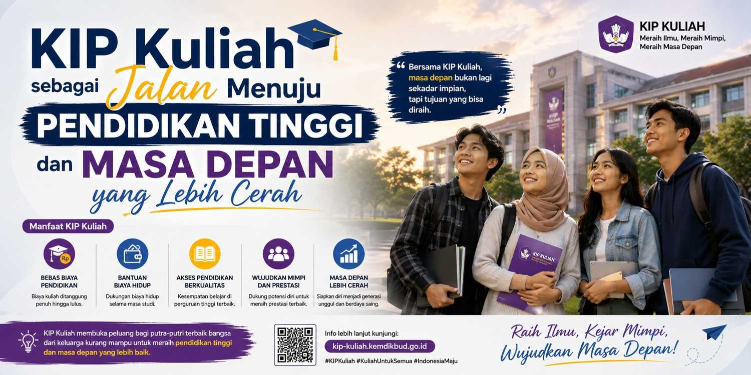 KIP Kuliah sebagai Jalan Menuju Pendidikan Tinggi dan Masa Depan yang Lebih Cerah
