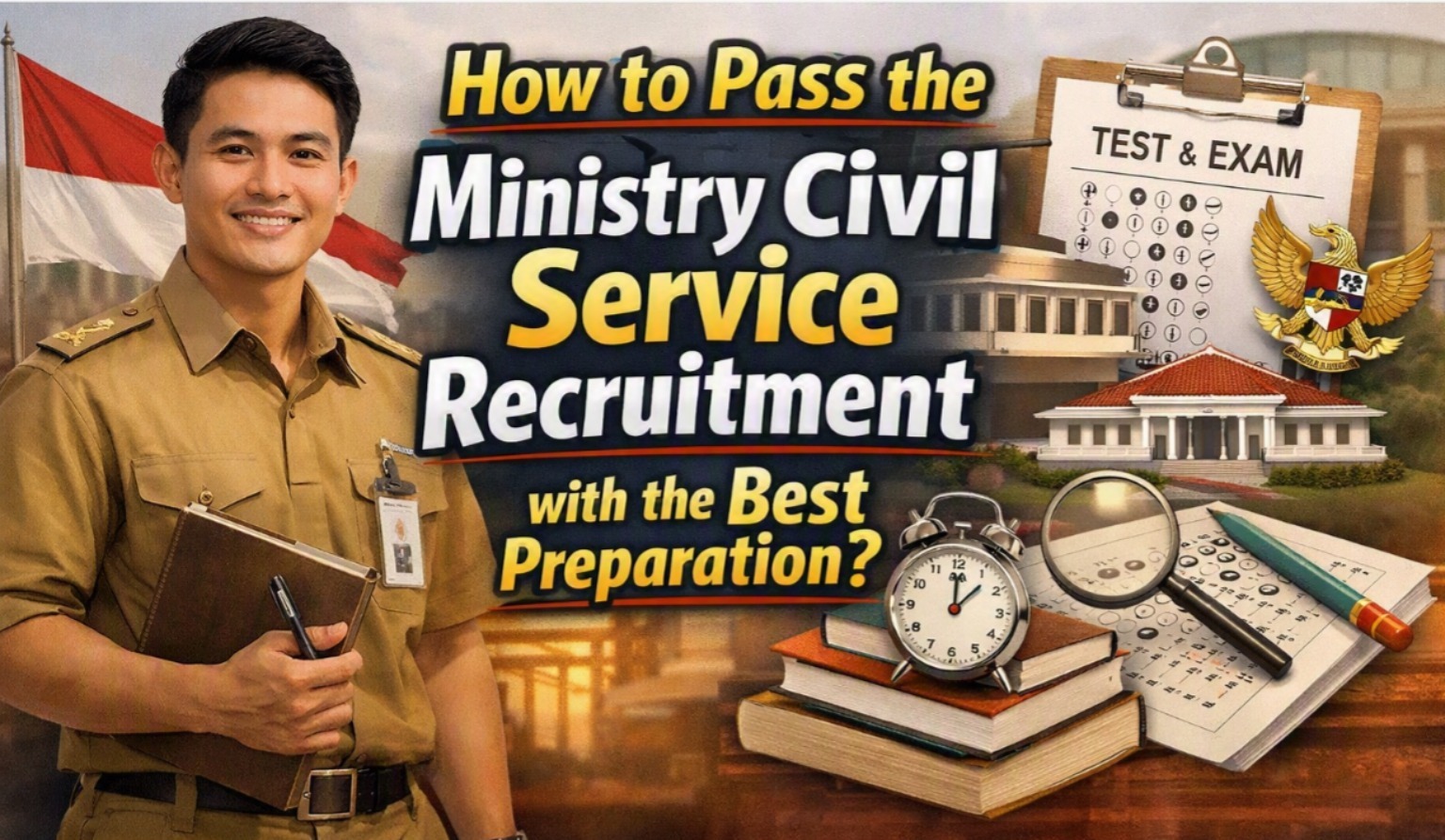 How to Pass the Ministry Civil Service Recruitment with the Best Preparation?