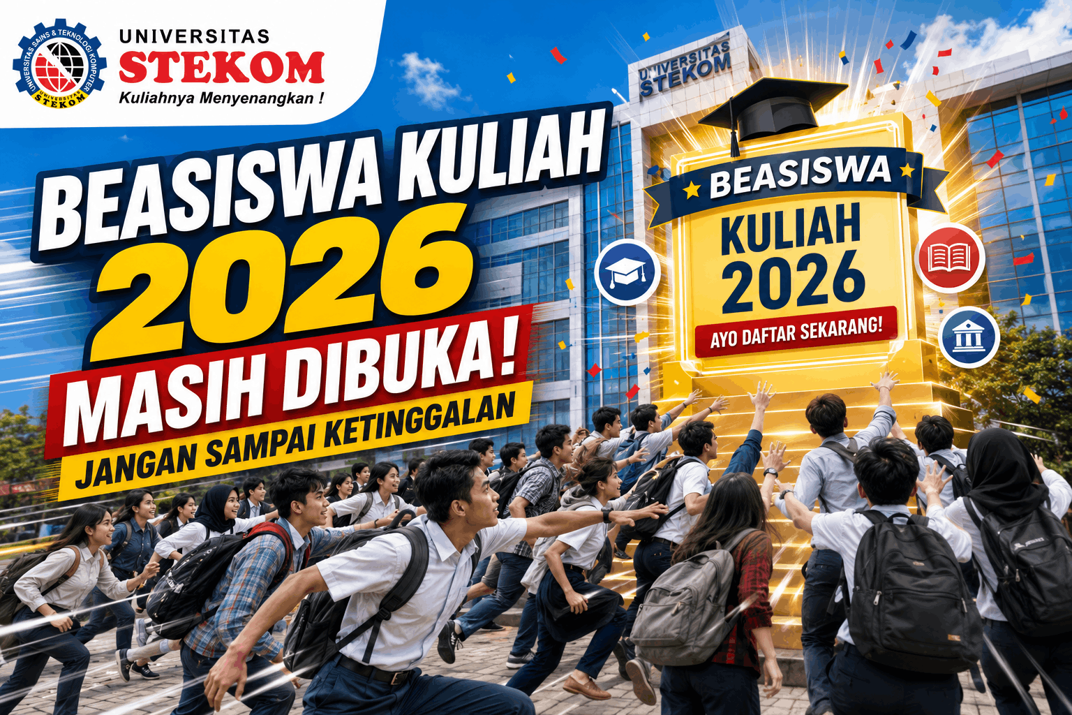 Beasiswa Kuliah 2026 Masih Dibuka! Jangan Sampai Ketinggalan