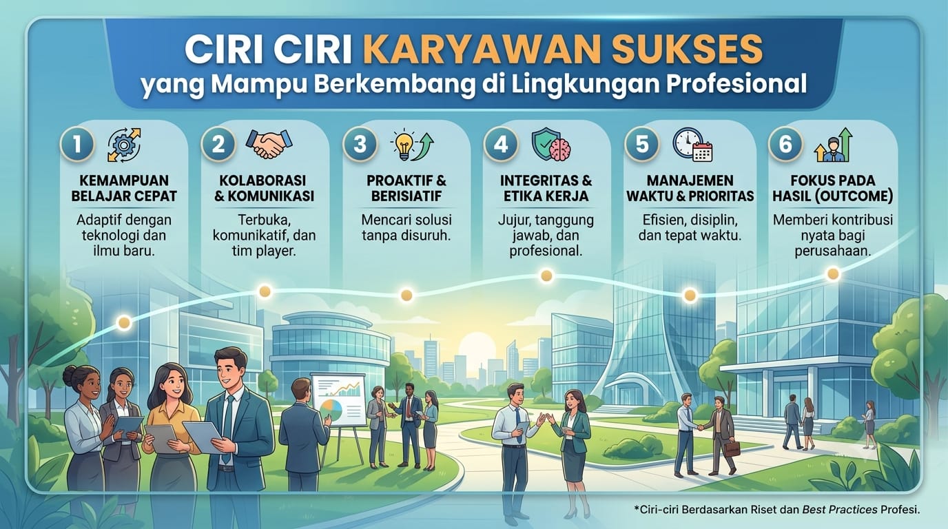 Ciri Ciri Karyawan Sukses yang Mampu Berkembang di Lingkungan Profesional