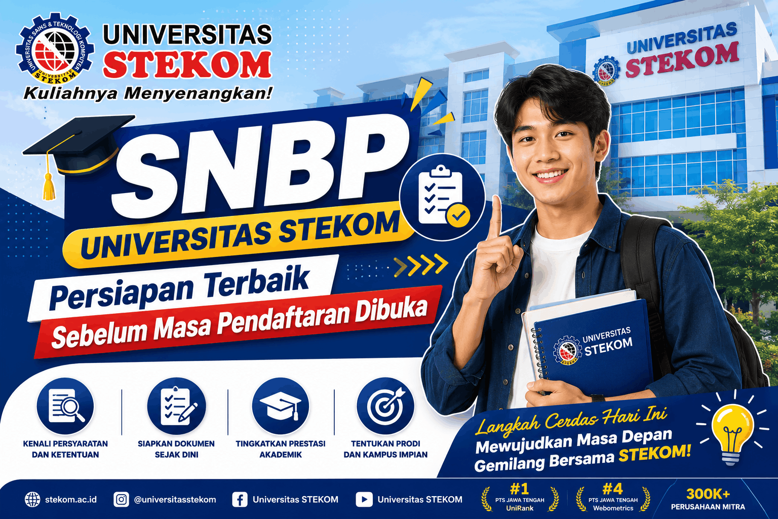 SNBP Universitas STEKOM Persiapan Terbaik Sebelum Masa Pendaftaran Dibuka