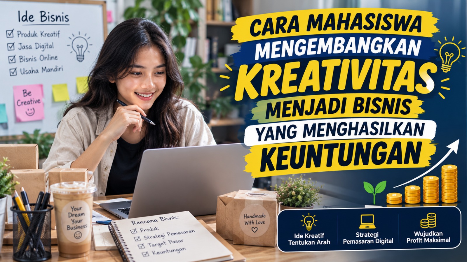 Cara Mahasiswa Mengembangkan Kreativitas Menjadi Bisnis yang Menghasilkan Keuntungan