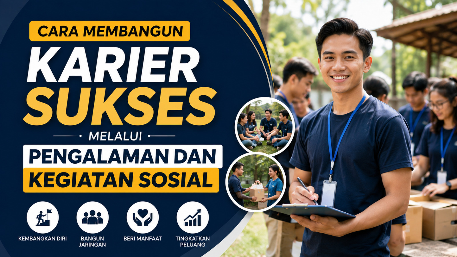 Cara Membangun Karier Sukses Melalui Pengalaman dan Kegiatan Sosial