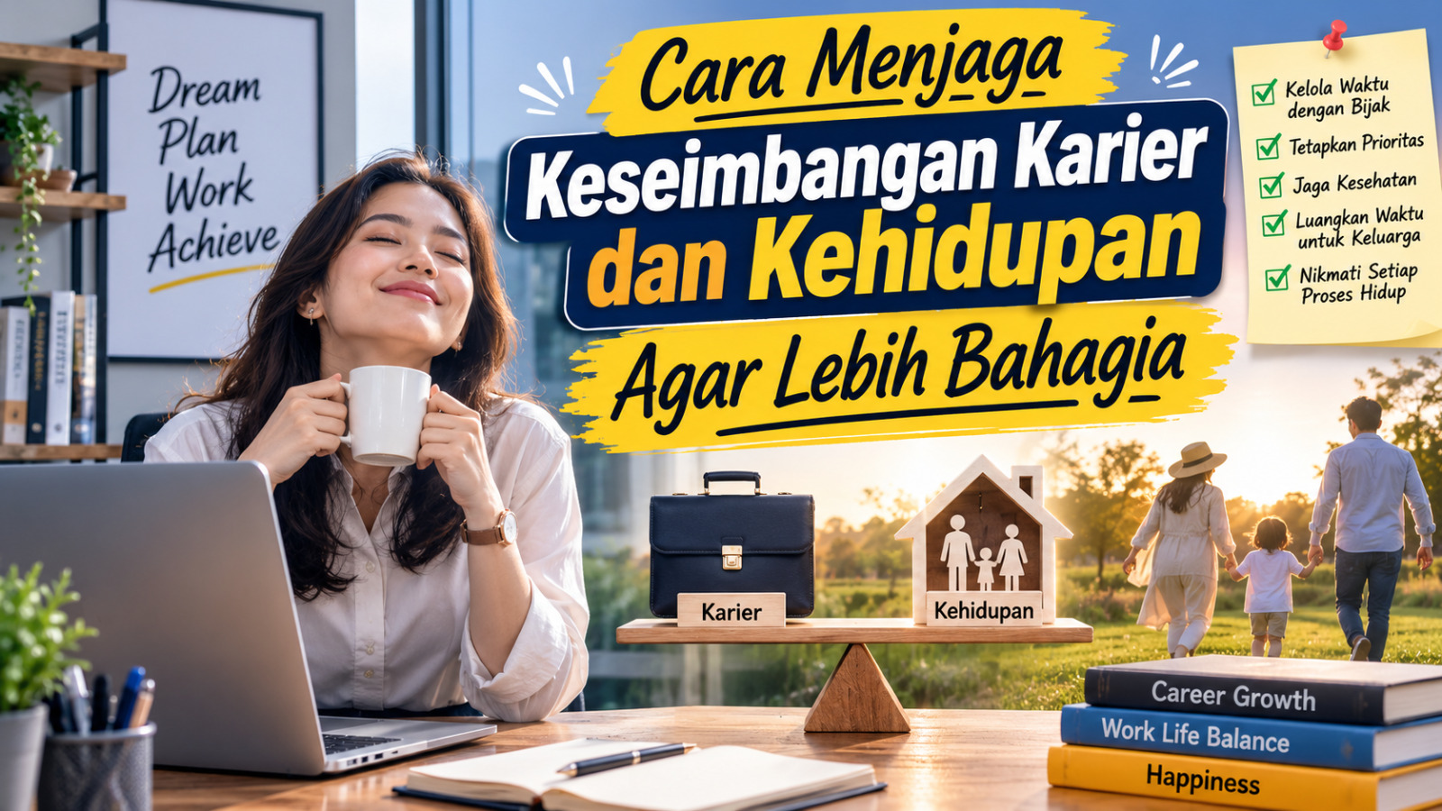 Cara Menjaga Keseimbangan Karier dan Kehidupan Agar Lebih Bahagia