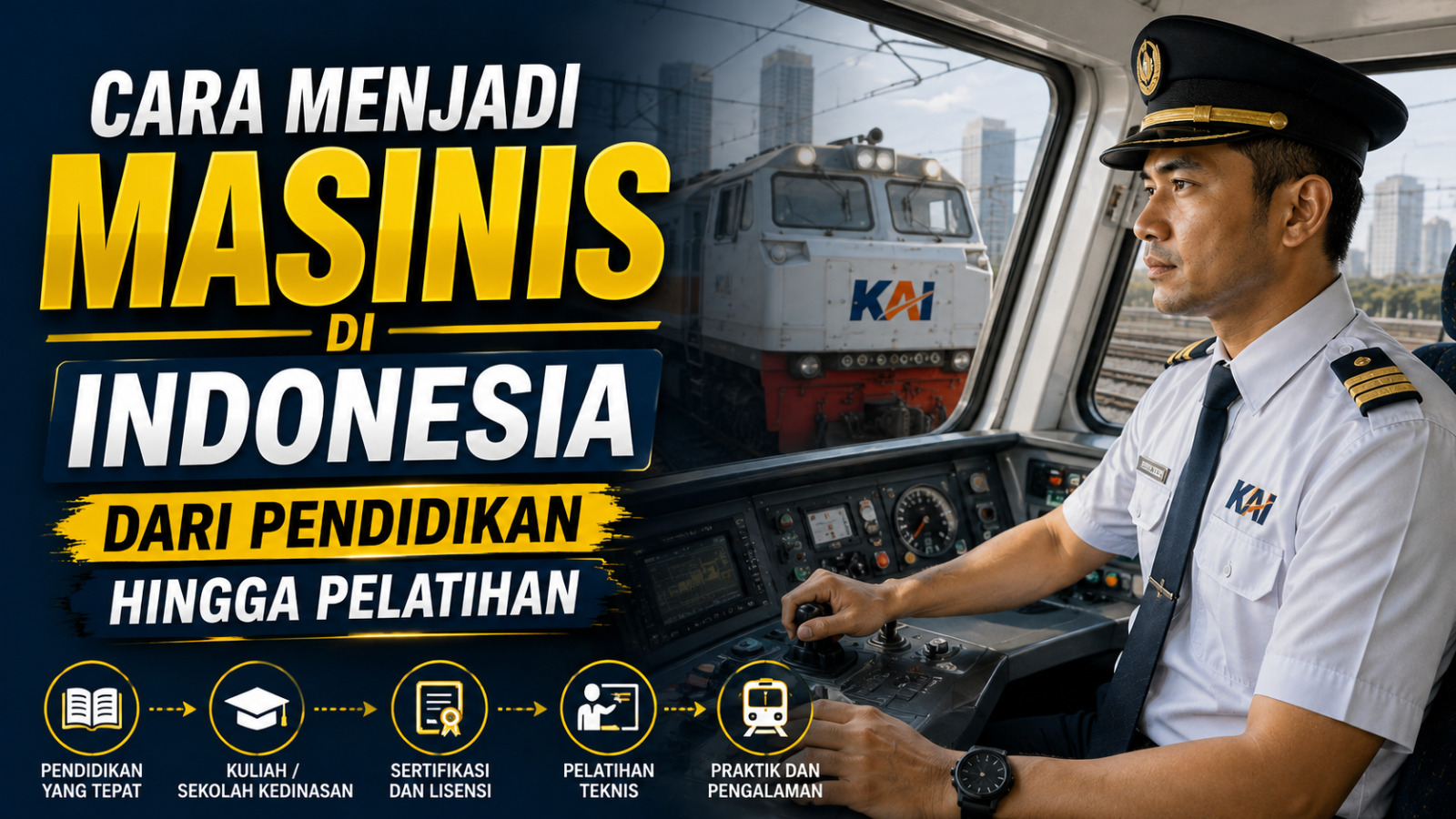 Cara Menjadi Masinis di Indonesia dari Pendidikan hingga Pelatihan