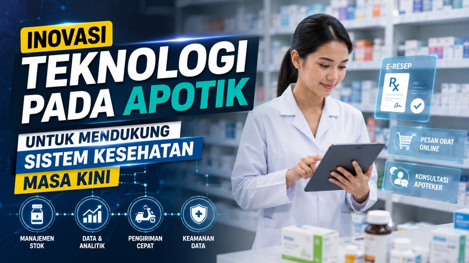Inovasi Teknologi Pada Apotik Untuk Mendukung Sistem Kesehatan Masa Kini