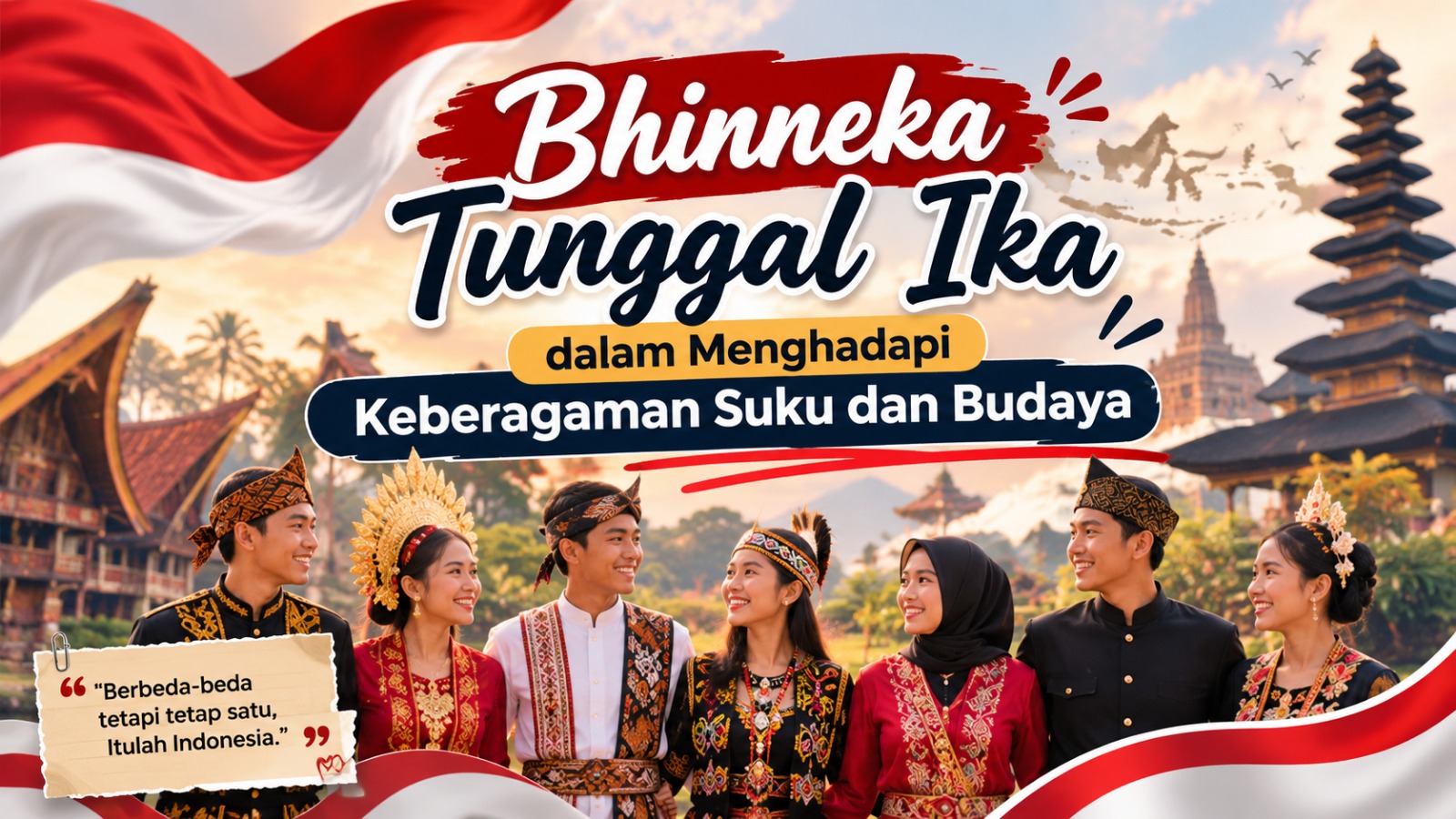 Bhinneka Tunggal Ika dalam Menghadapi Keberagaman Suku dan Budaya