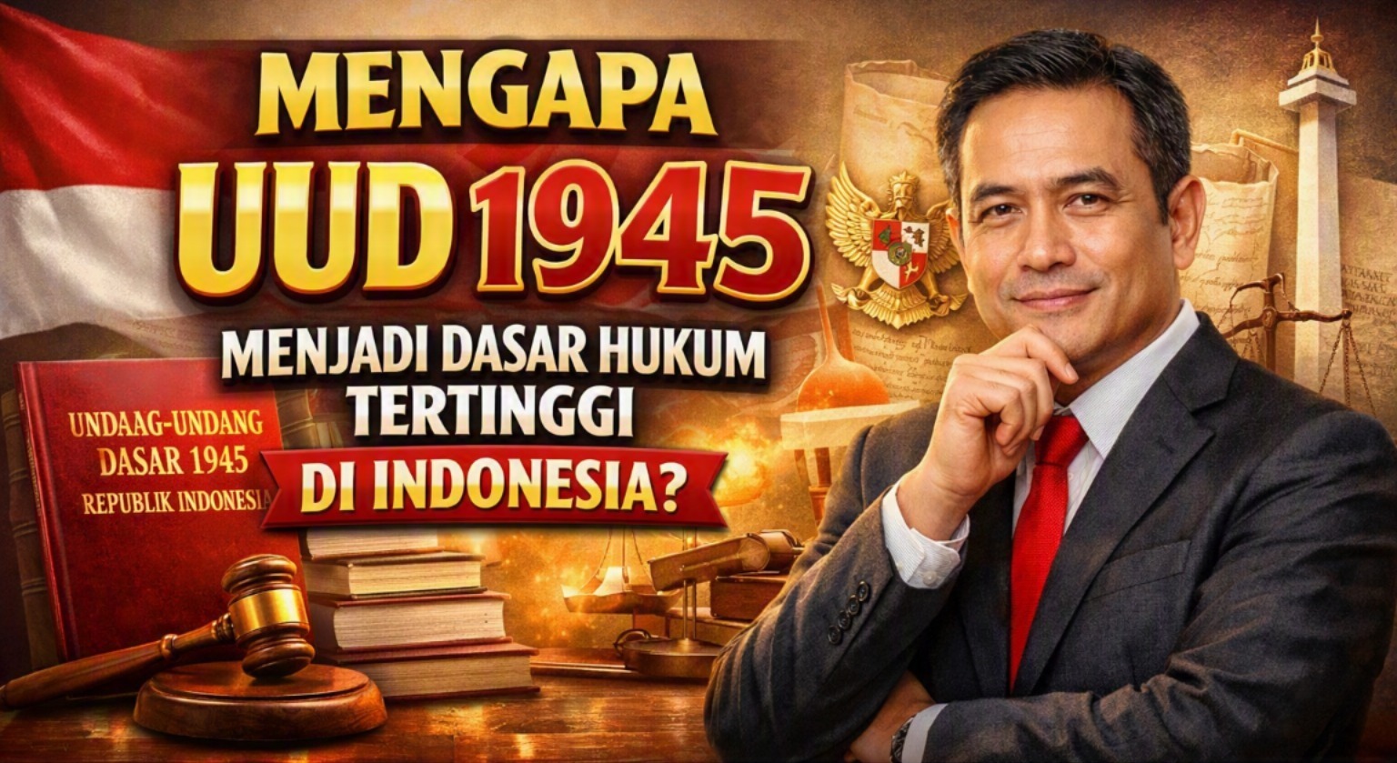 Mengapa UUD 1945 Menjadi Dasar Hukum Tertinggi di Indonesia?