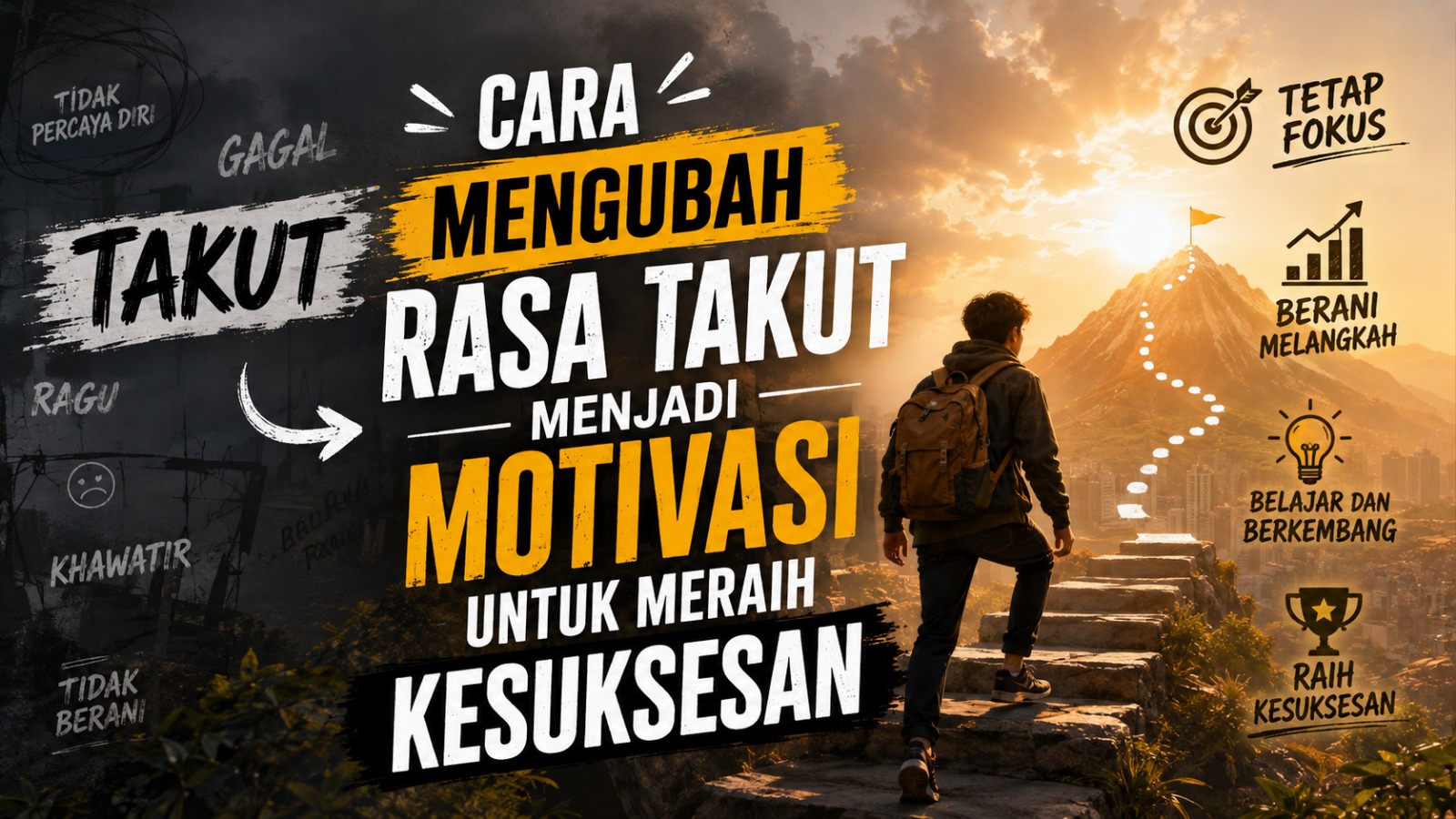Cara Mengubah Rasa Takut Menjadi Motivasi untuk Meraih Kesuksesan