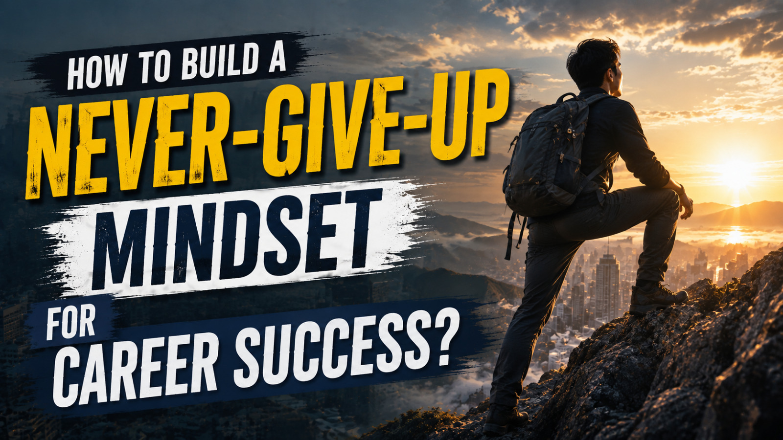 How To Build A Never-Give-Up Mindset For Career Success?