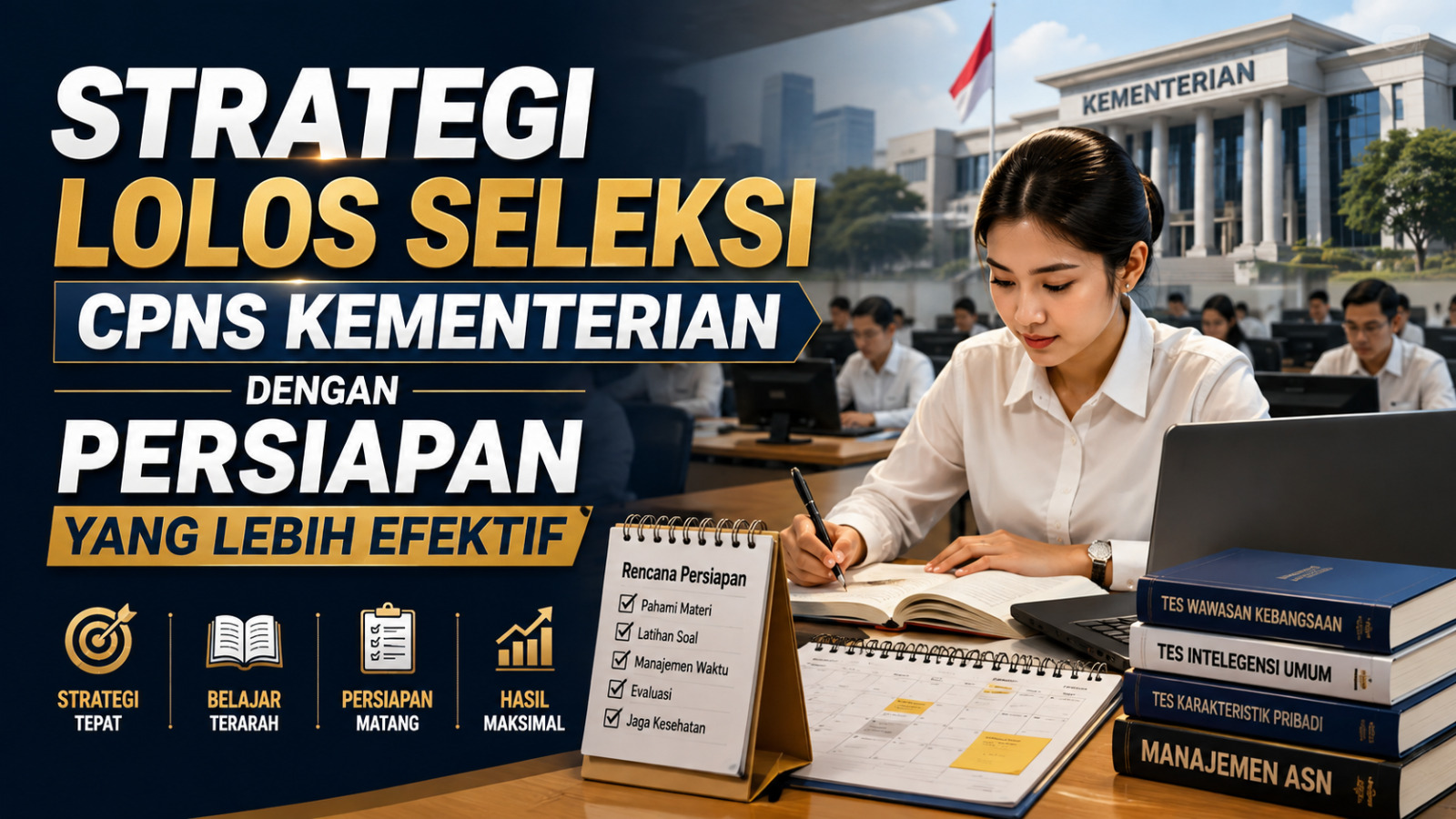 Strategi Lolos Seleksi CPNS Kementerian dengan Persiapan yang Lebih Efektif