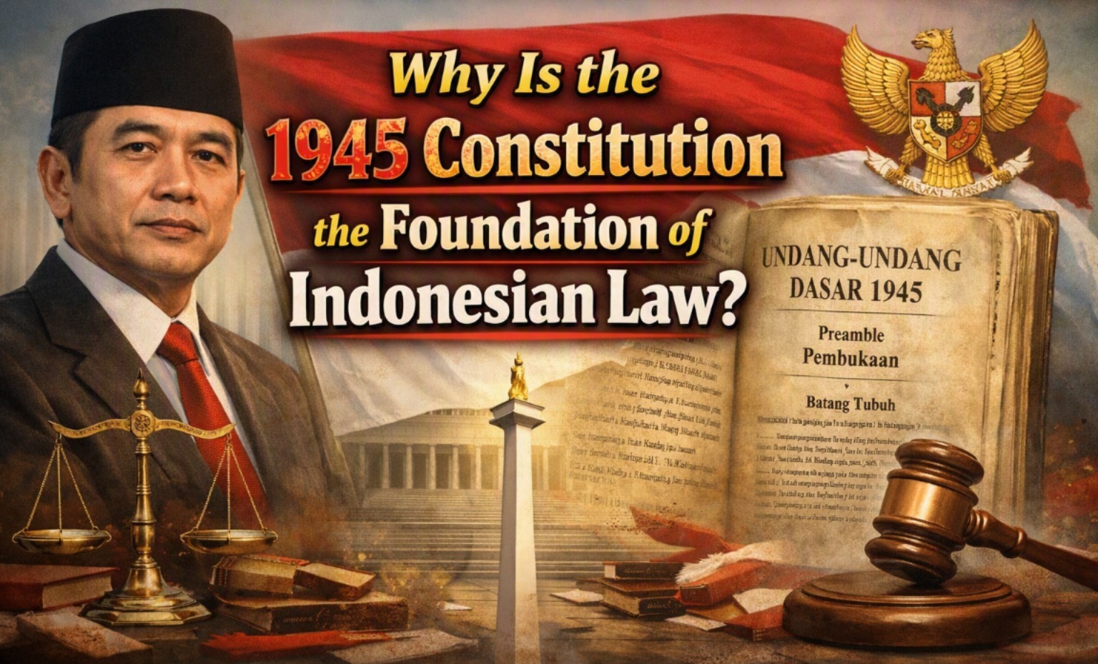 Why Is the 1945 Constitution the Foundation of Indonesian Law?