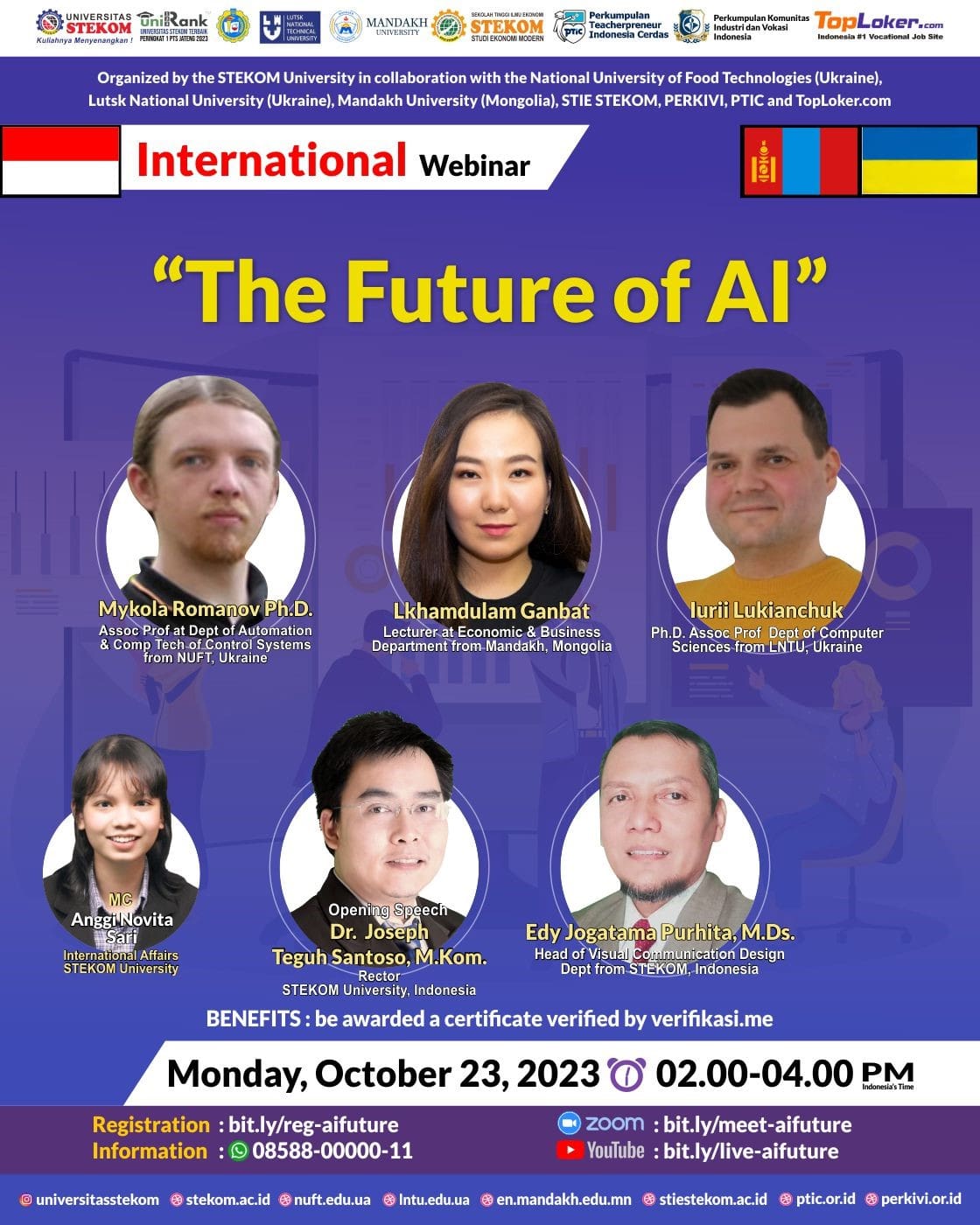 WEBINAR INTERNASIONAL The Future of AI