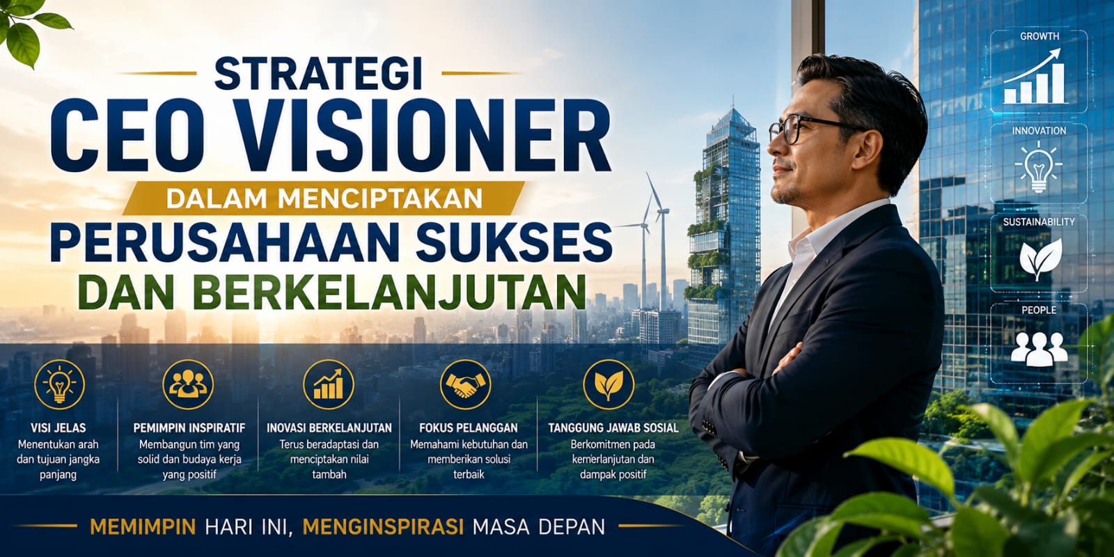 Strategi CEO Visioner Dalam Menciptakan Perusahaan Sukses Dan Berkelanjutan