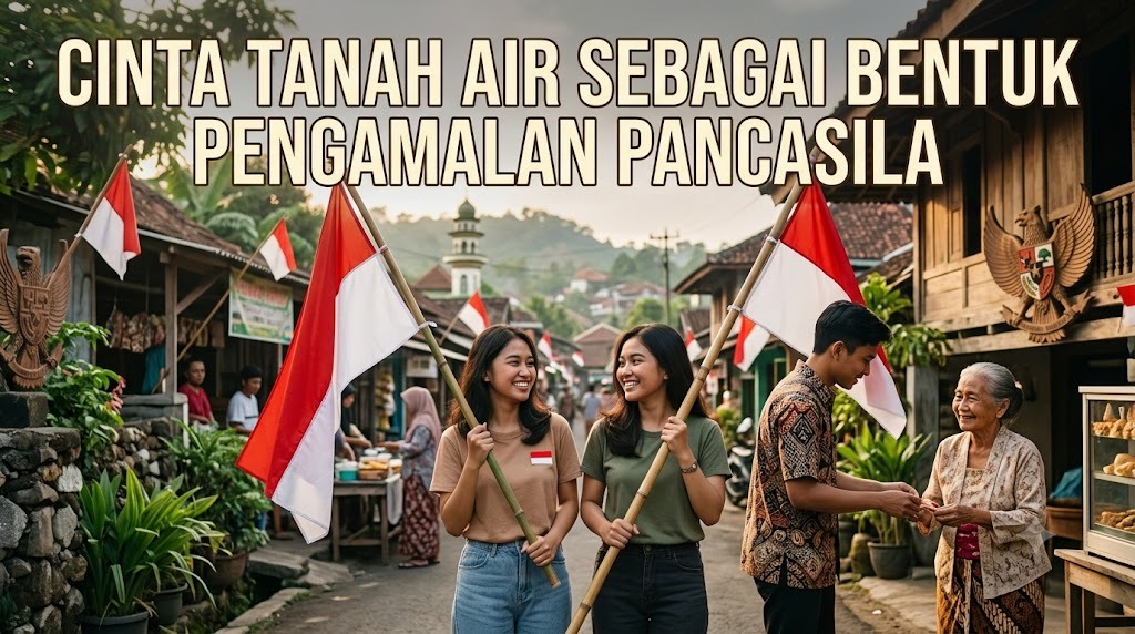 Cinta Tanah Air Sebagai Bentuk Pengamalan Pancasila