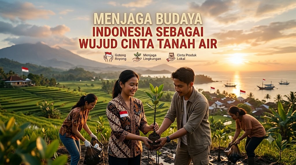 Menjaga Budaya Indonesia Sebagai Wujud Cinta Tanah Air