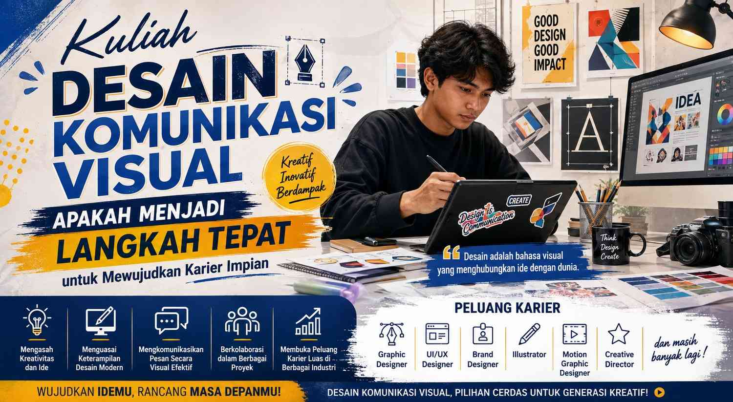 Kuliah Desain Komunikasi Visual Apakah Menjadi Langkah Tepat untuk Mewujudkan Karier Impian