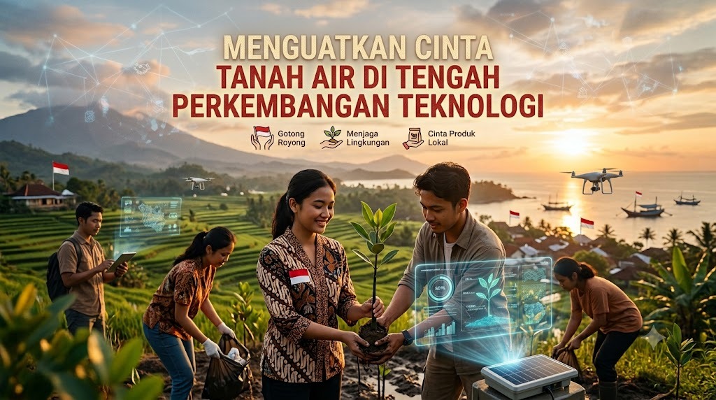 Menguatkan Cinta Tanah Air Di Tengah Perkembangan Teknologi