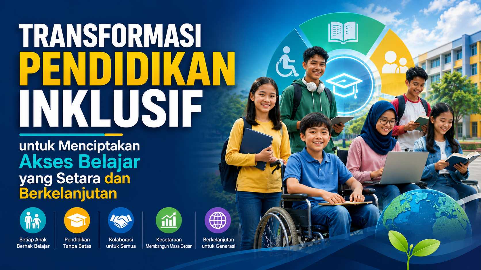 Transformasi Pendidikan Inklusif untuk Menciptakan Akses Belajar yang Setara dan Berkelanjutan