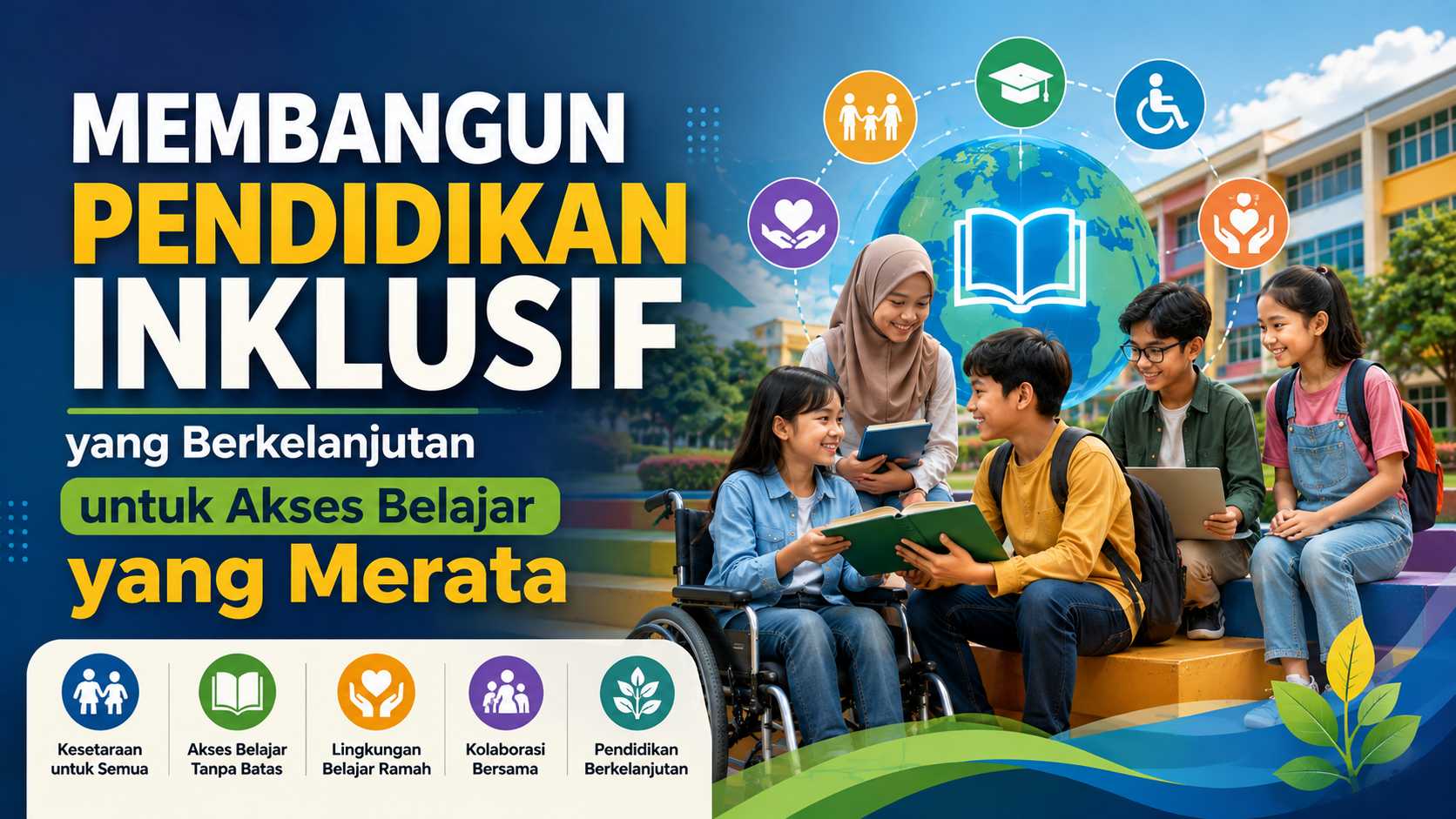 Membangun Pendidikan Inklusif yang Berkelanjutan untuk Akses Belajar yang Merata