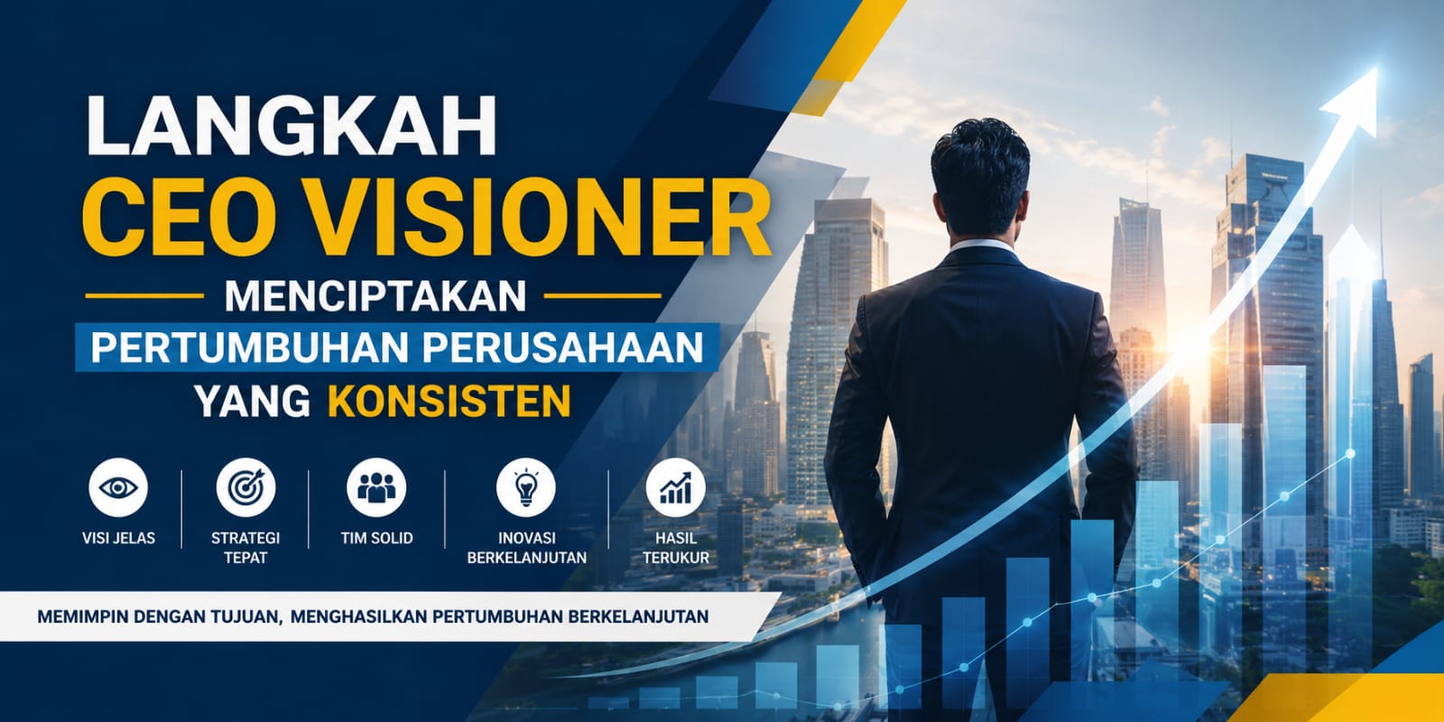 Langkah CEO Visioner Menciptakan Pertumbuhan Perusahaan Yang Konsisten