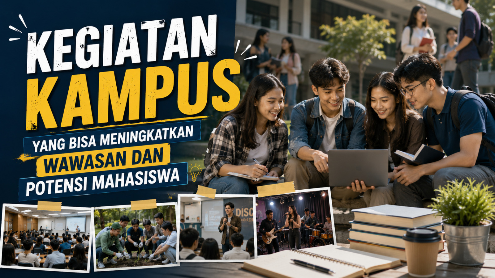 Kegiatan Kampus yang Bisa Meningkatkan Wawasan dan Potensi Mahasiswa