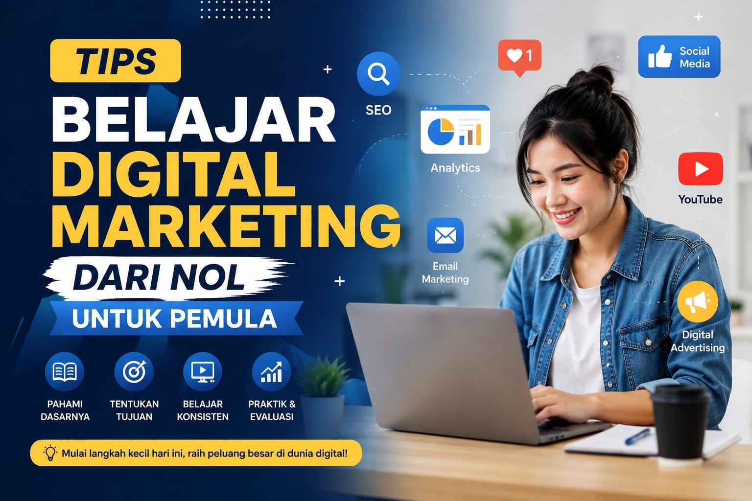 Tips Belajar Digital Marketing dari Nol untuk Pemula