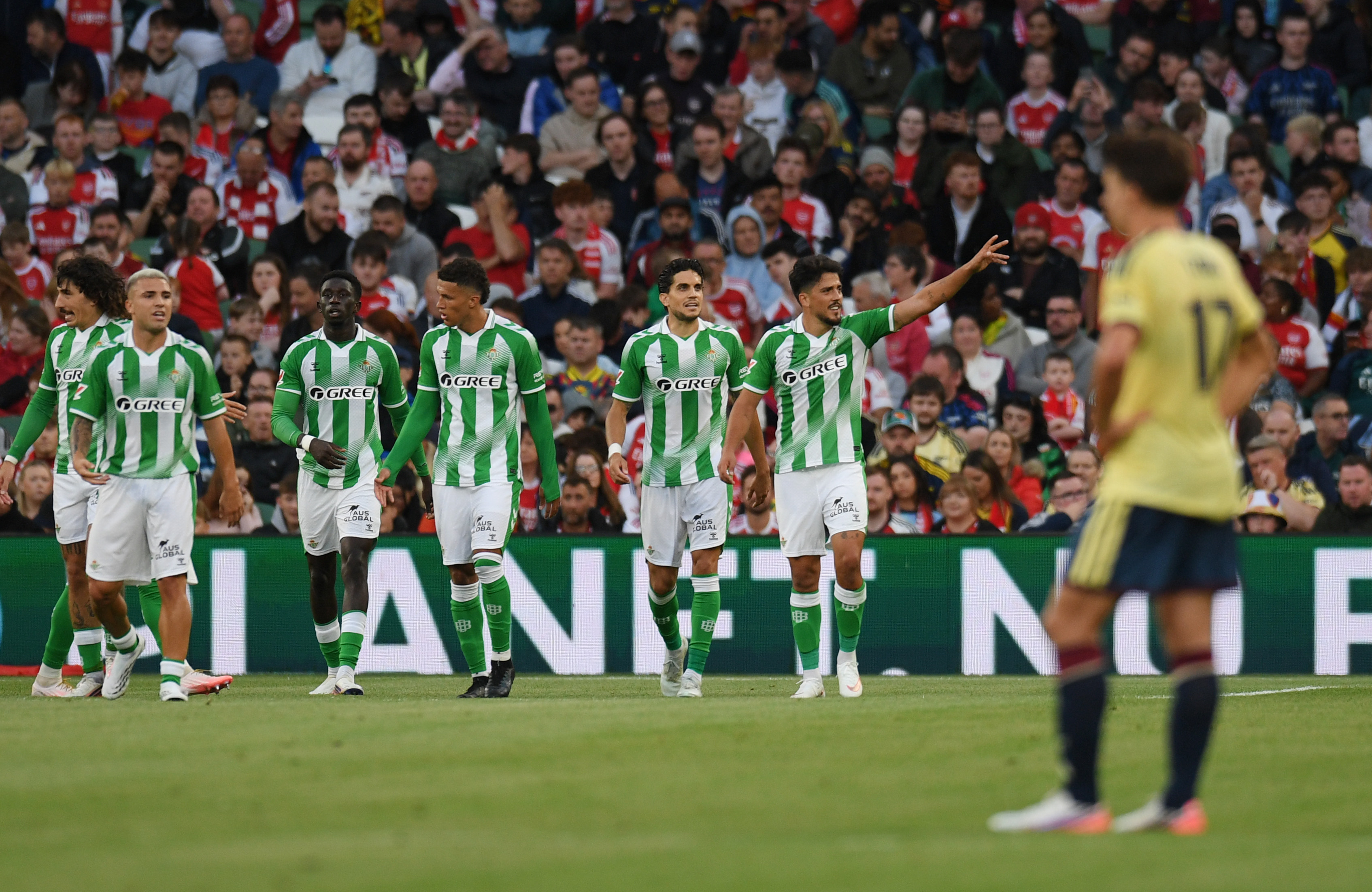 Arsenal vs Betis Berakhir 1-3, The Gunners Tumbang dalam Laga Pramusim di Dublin