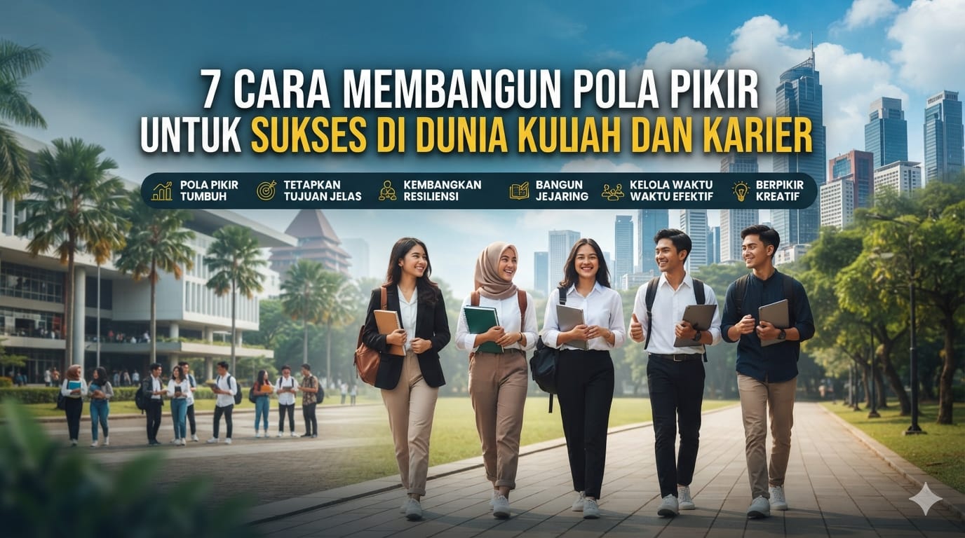 7 Cara Membangun Pola Pikir Untuk Sukses Di Dunia Kuliah Dan Karier