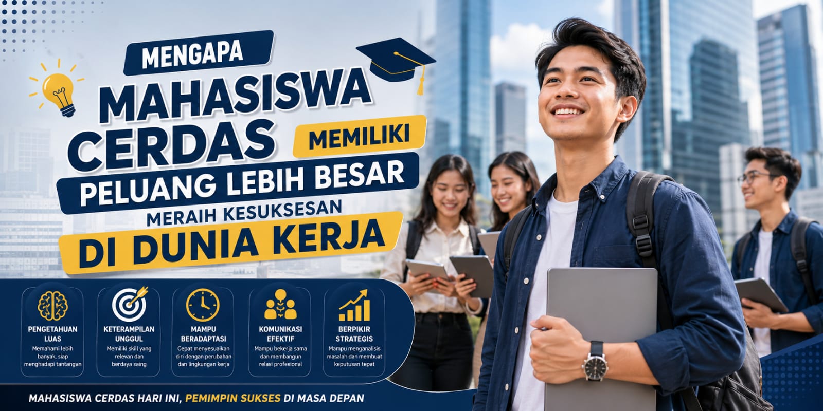 Mengapa Mahasiswa Cerdas Memiliki Peluang Lebih Besar Meraih Kesuksesan Di Dunia Kerja?
