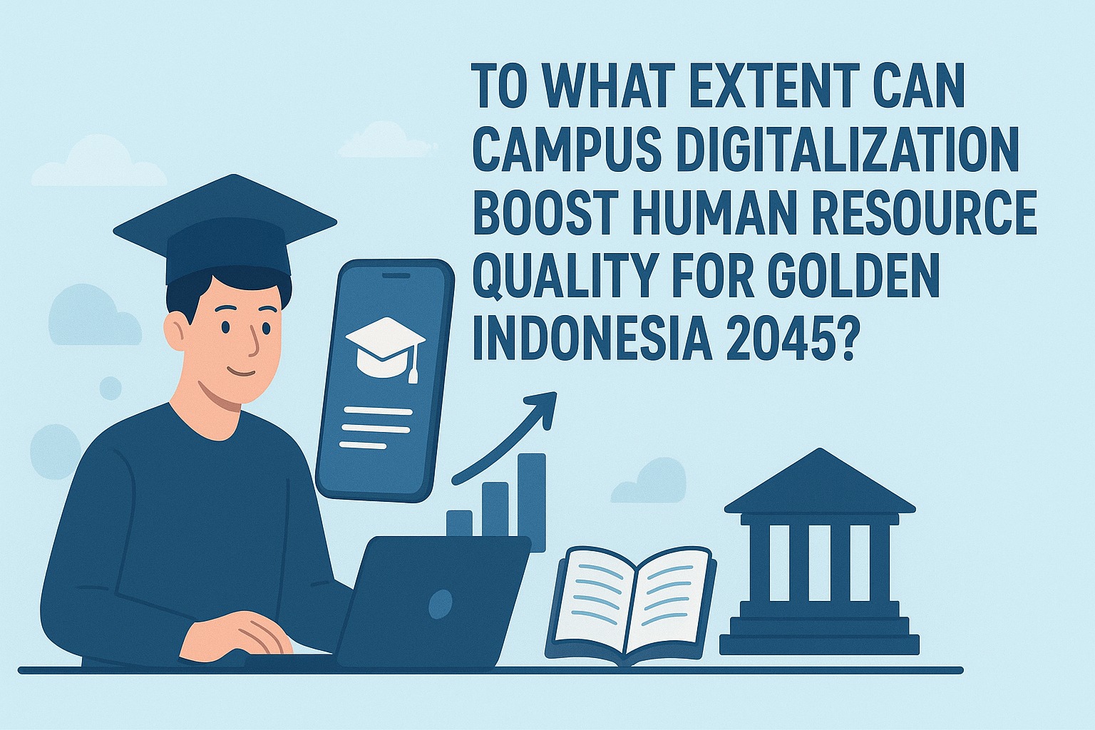 To What Extent Can Campus Digitalization Boost Human Resource Quality for Golden Indonesia 2045?
