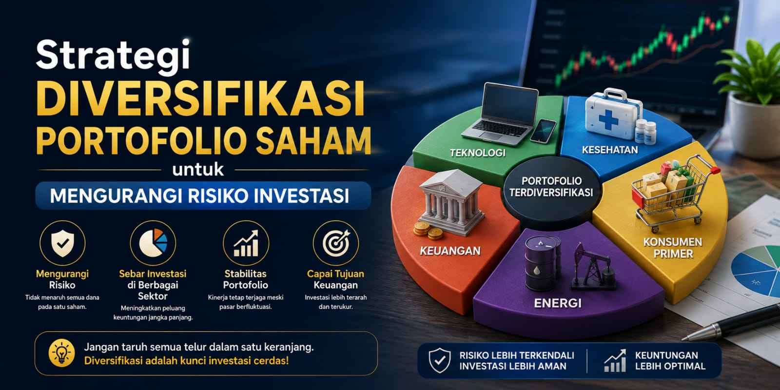  Strategi Diversifikasi Portofolio Saham untuk Mengurangi Risiko Investasi