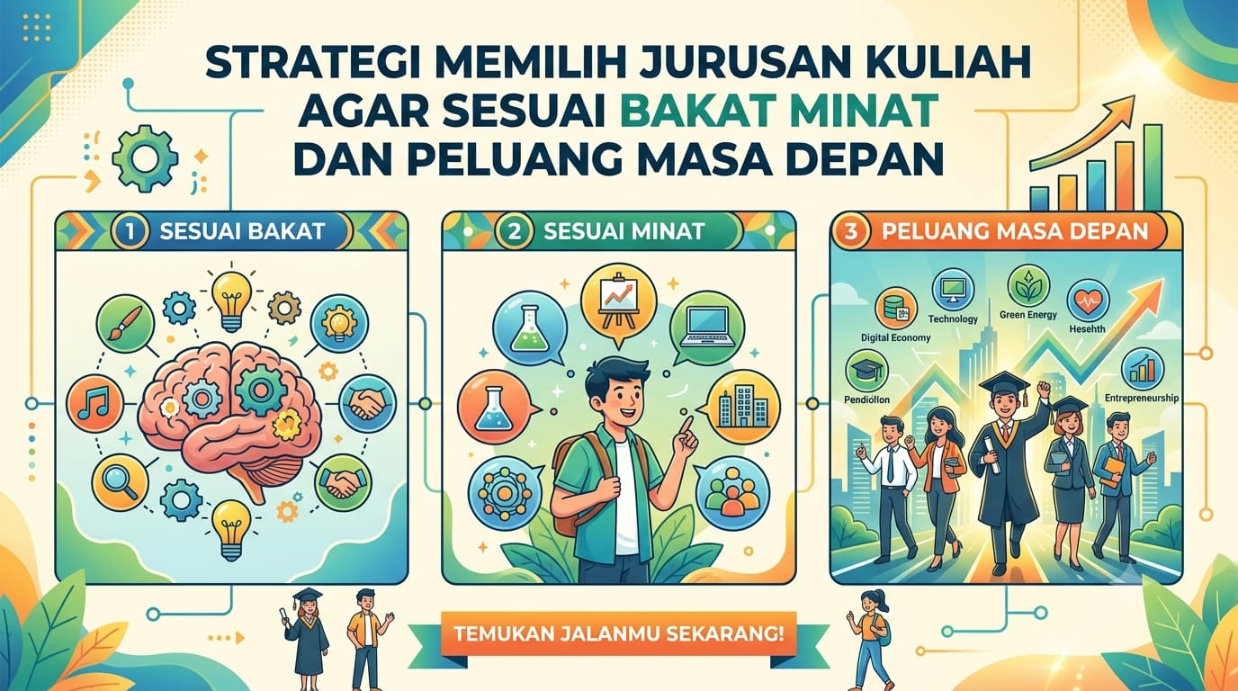 Strategi Memilih Jurusan Kuliah Agar Sesuai Bakat Minat dan Peluang Masa Depan