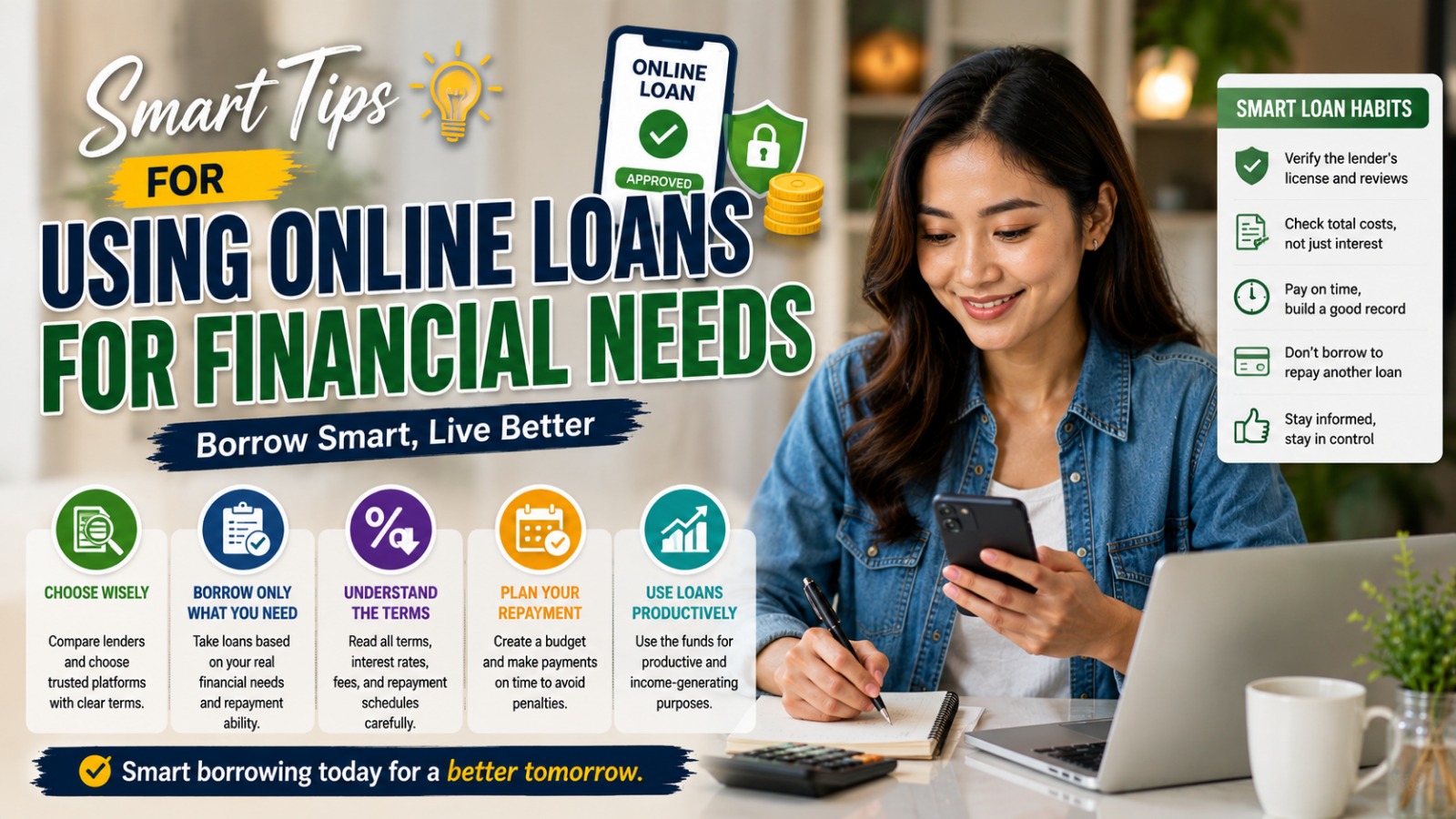 Smart Tips for Using Online Loans for Financial Needs