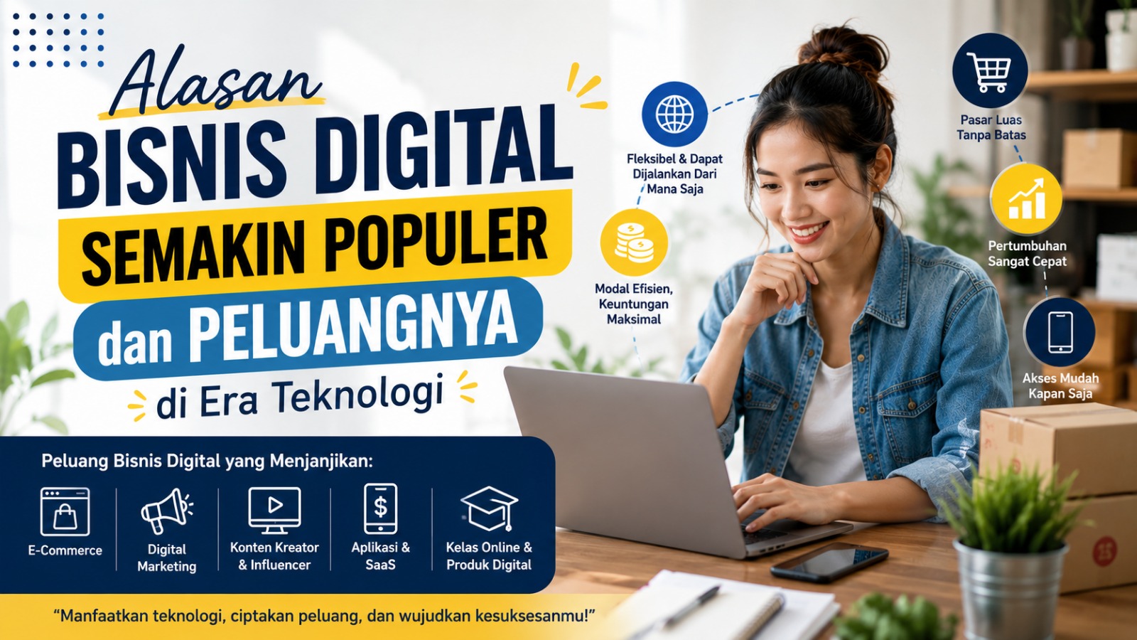 Alasan Bisnis Digital Semakin Populer dan Peluangnya di Era Teknologi