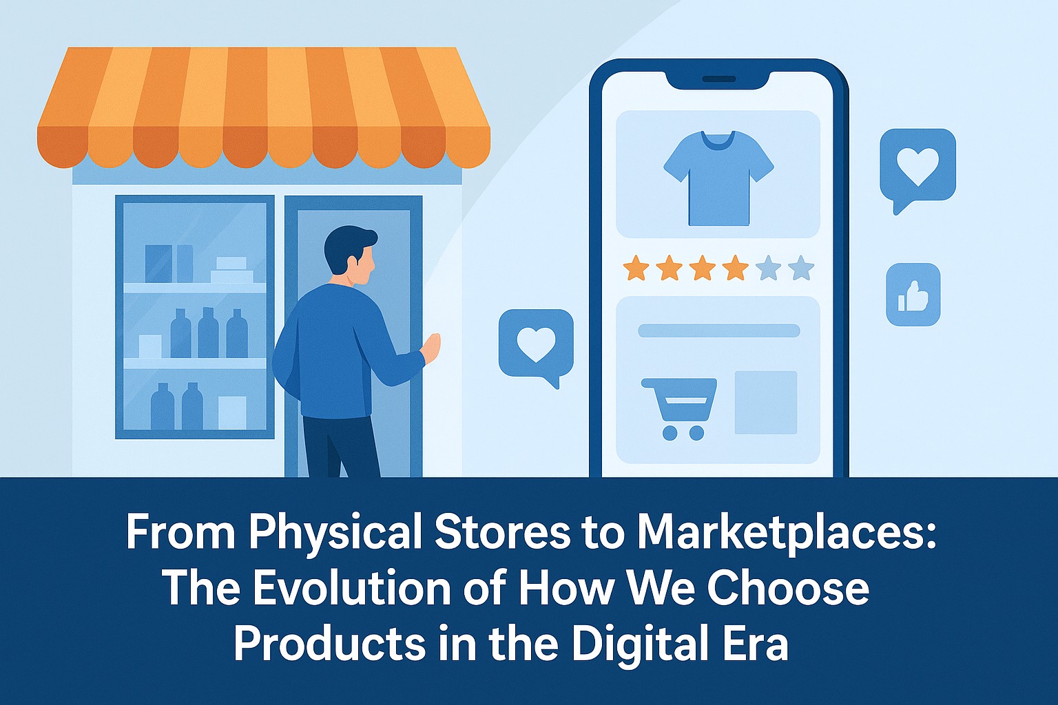 From Physical Stores to Marketplaces: The Evolution of How We Choose Products in the Digital Era