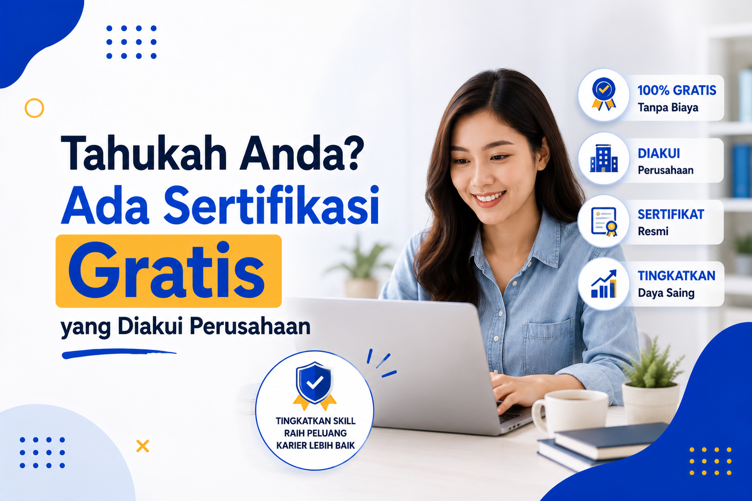 Tahukah Anda? Ada Sertifikasi Gratis yang Diakui Perusahaan