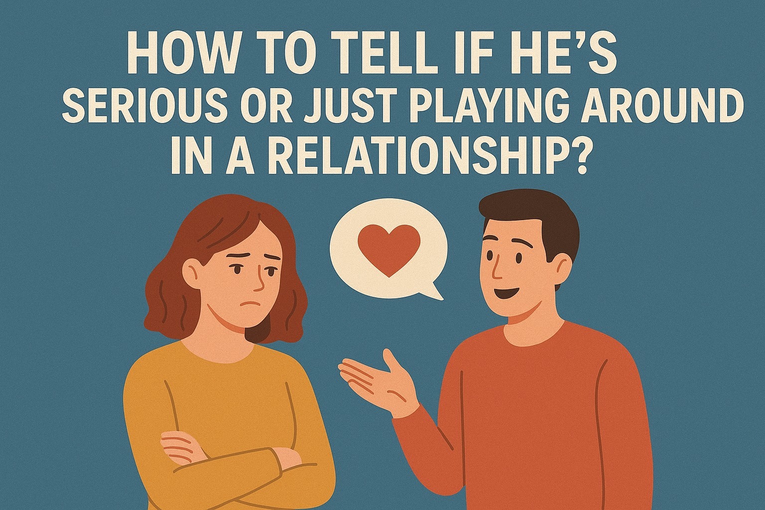 How to Tell if He's Serious or Just Playing Around in a Relationship?