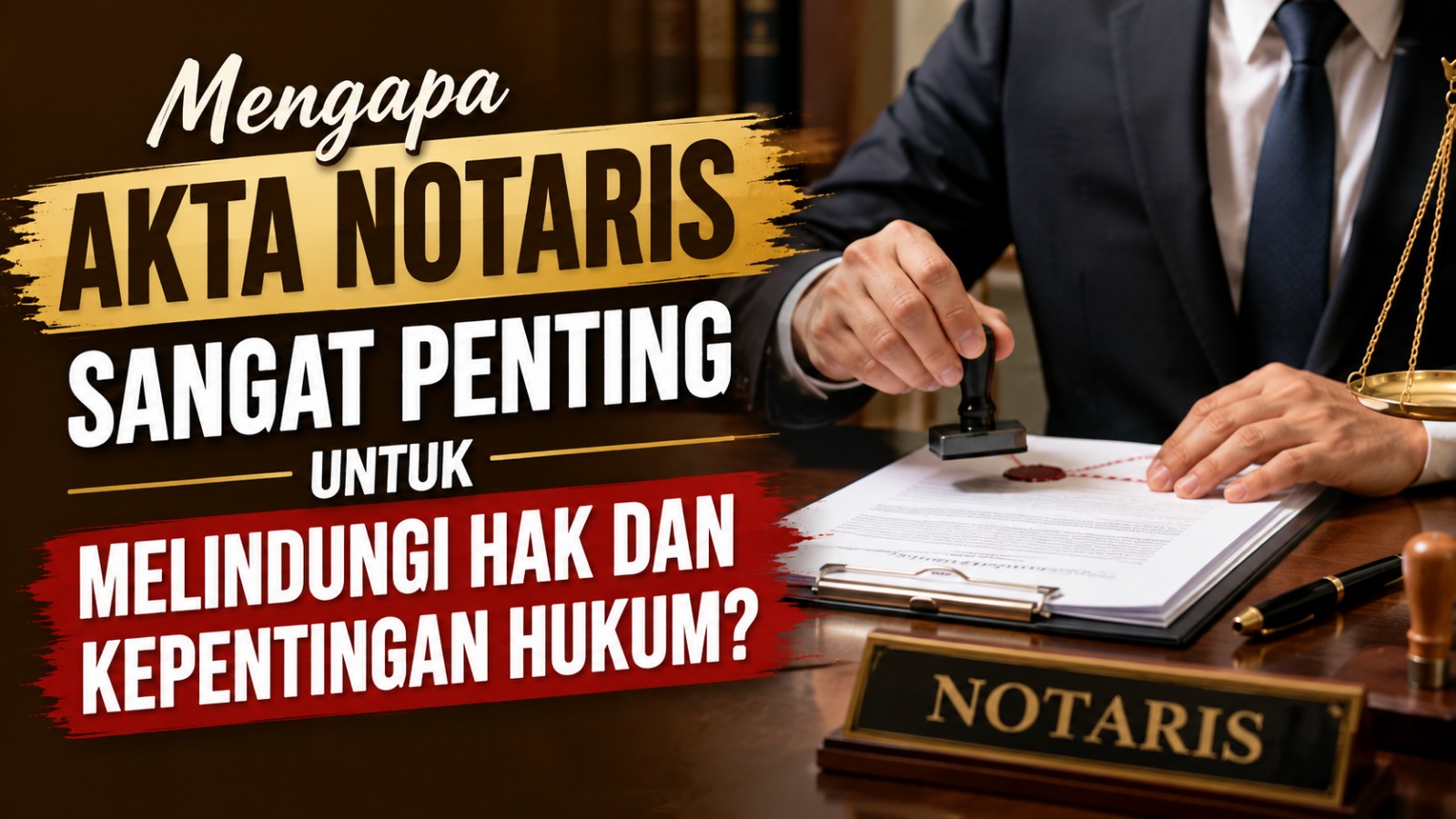 Mengapa Akta Notaris Sangat Penting untuk Melindungi Hak dan Kepentingan Hukum?