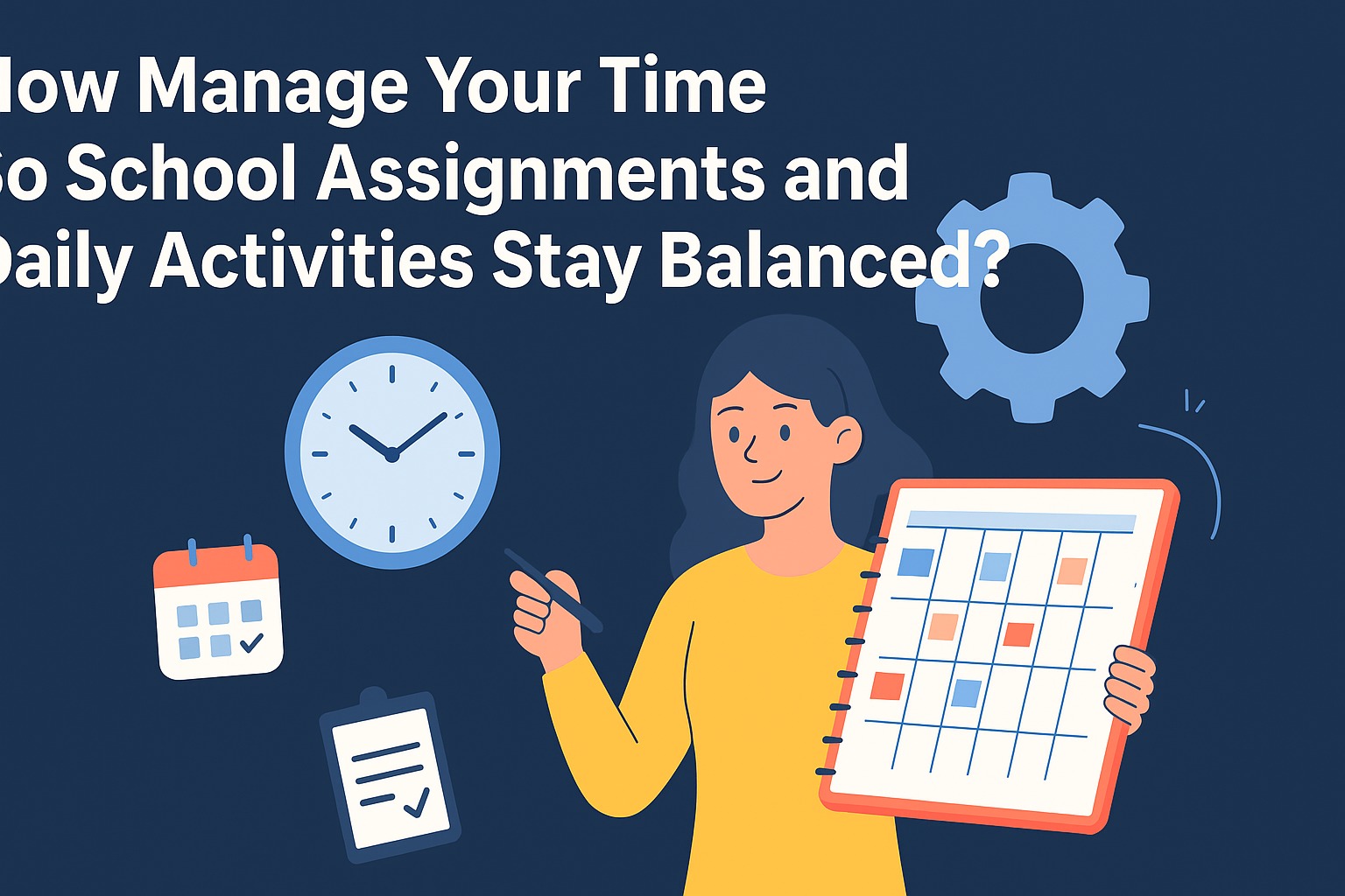 How Manage Your Time So School Assignments and Daily Activities Stay Balanced?