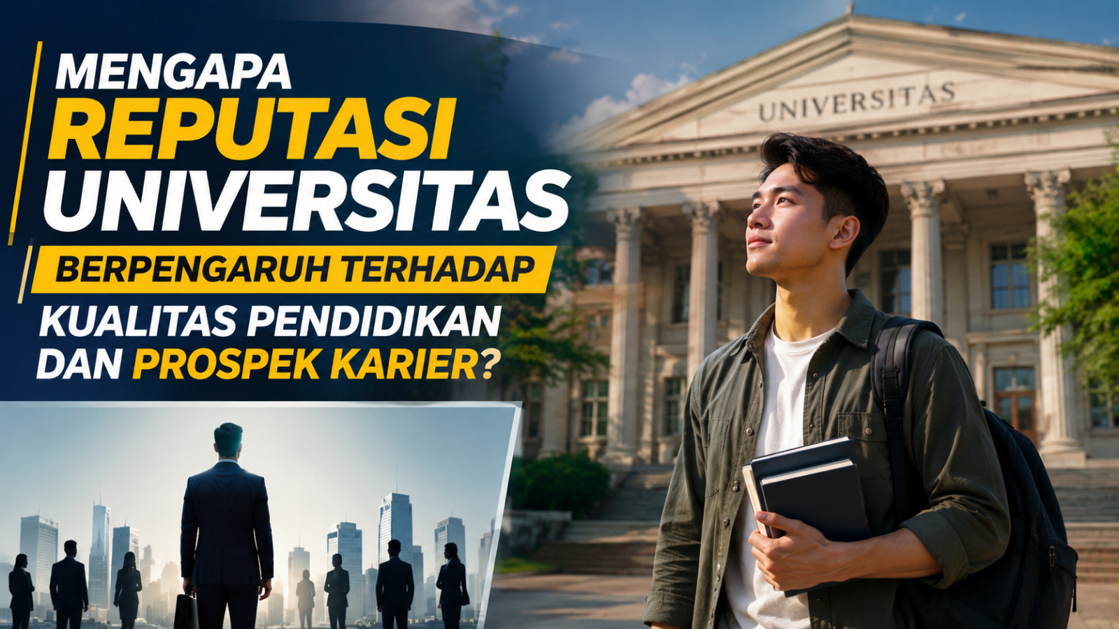 Mengapa Reputasi Universitas Berpengaruh Terhadap Kualitas Pendidikan Dan Prospek Karier?