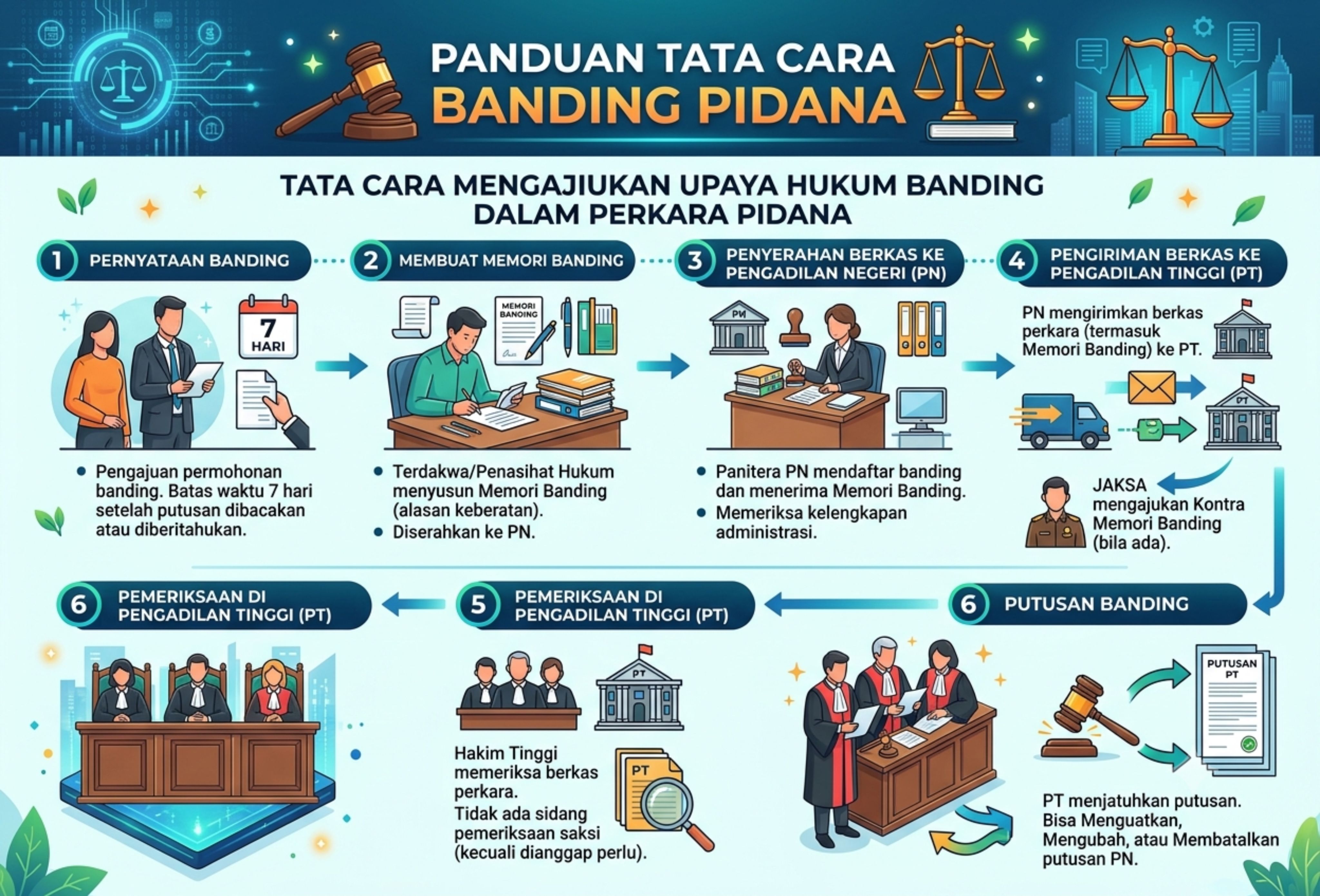 Tata Cara Mengajukan Upaya Hukum Banding dalam Perkara Pidana