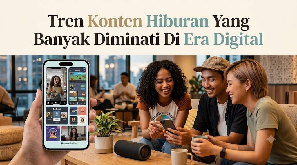 Tren Konten Hiburan Yang Banyak Diminati Di Era Digital