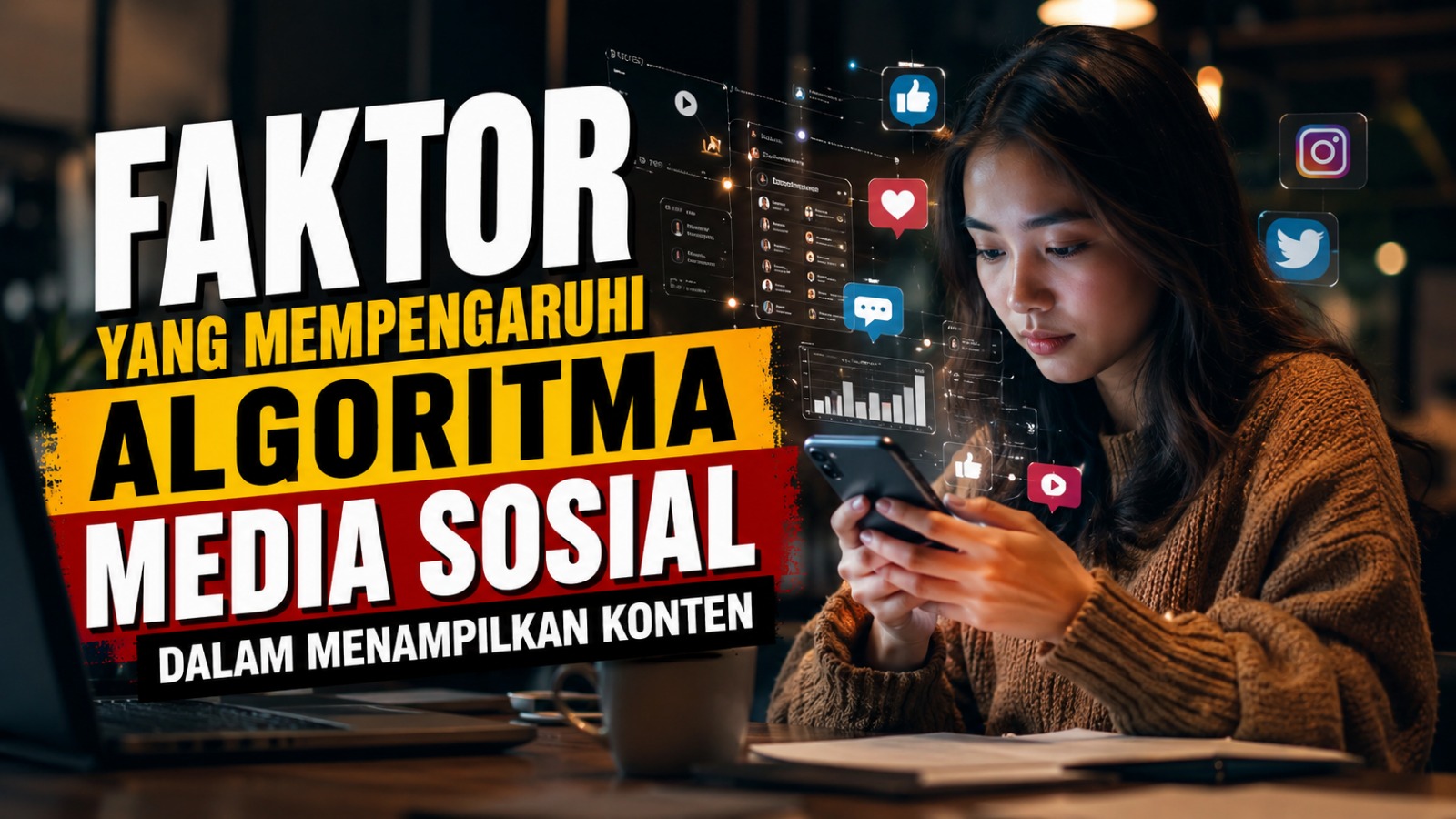 Faktor yang Mempengaruhi Algoritma Media Sosial dalam Menampilkan Konten