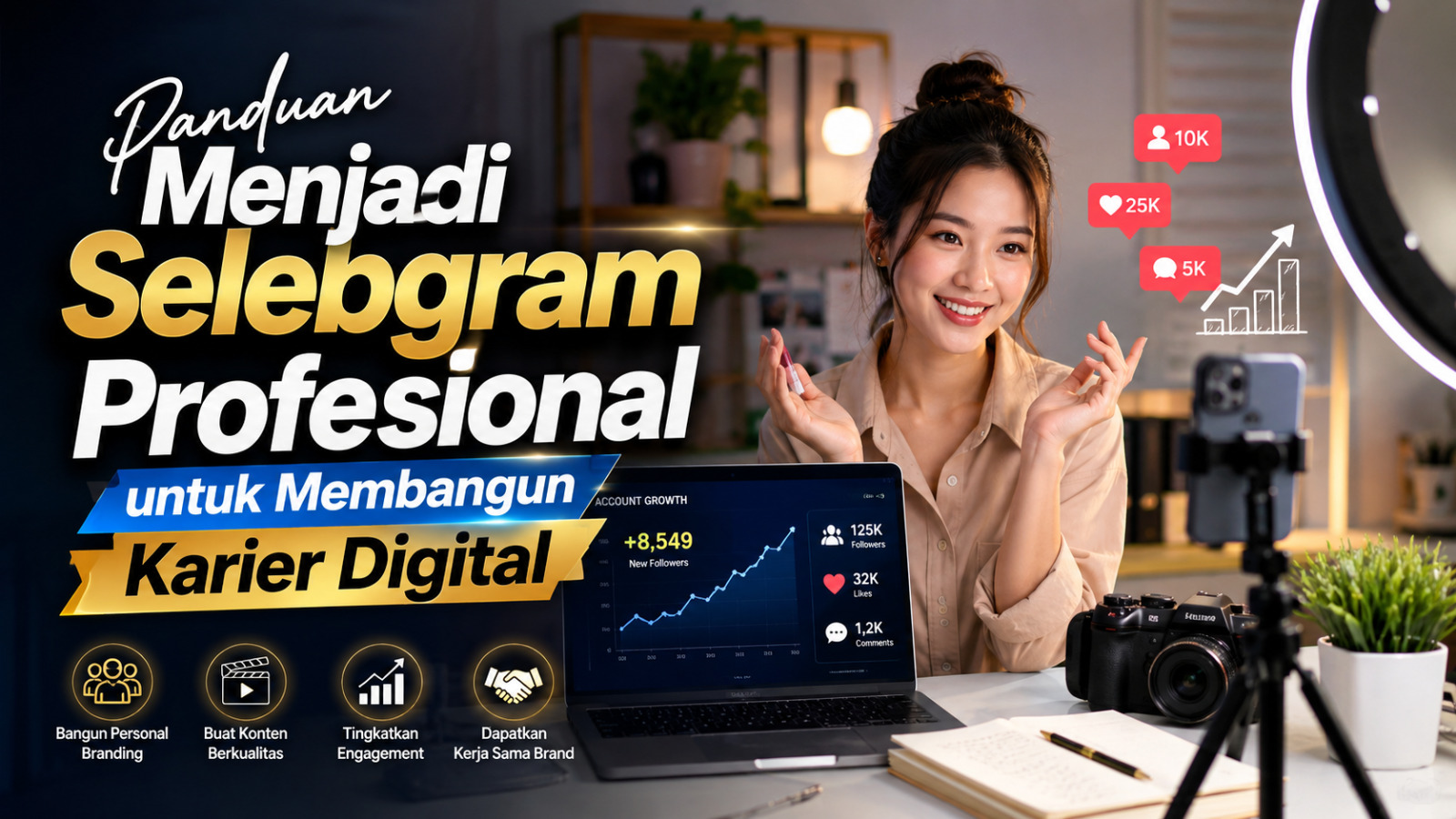 Panduan Menjadi Selebgram Profesional untuk Membangun Karier Digital