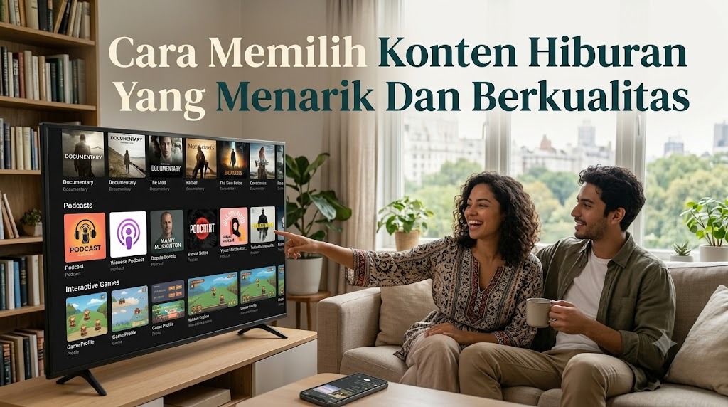Cara Memilih Konten Hiburan Yang Menarik Dan Berkualitas